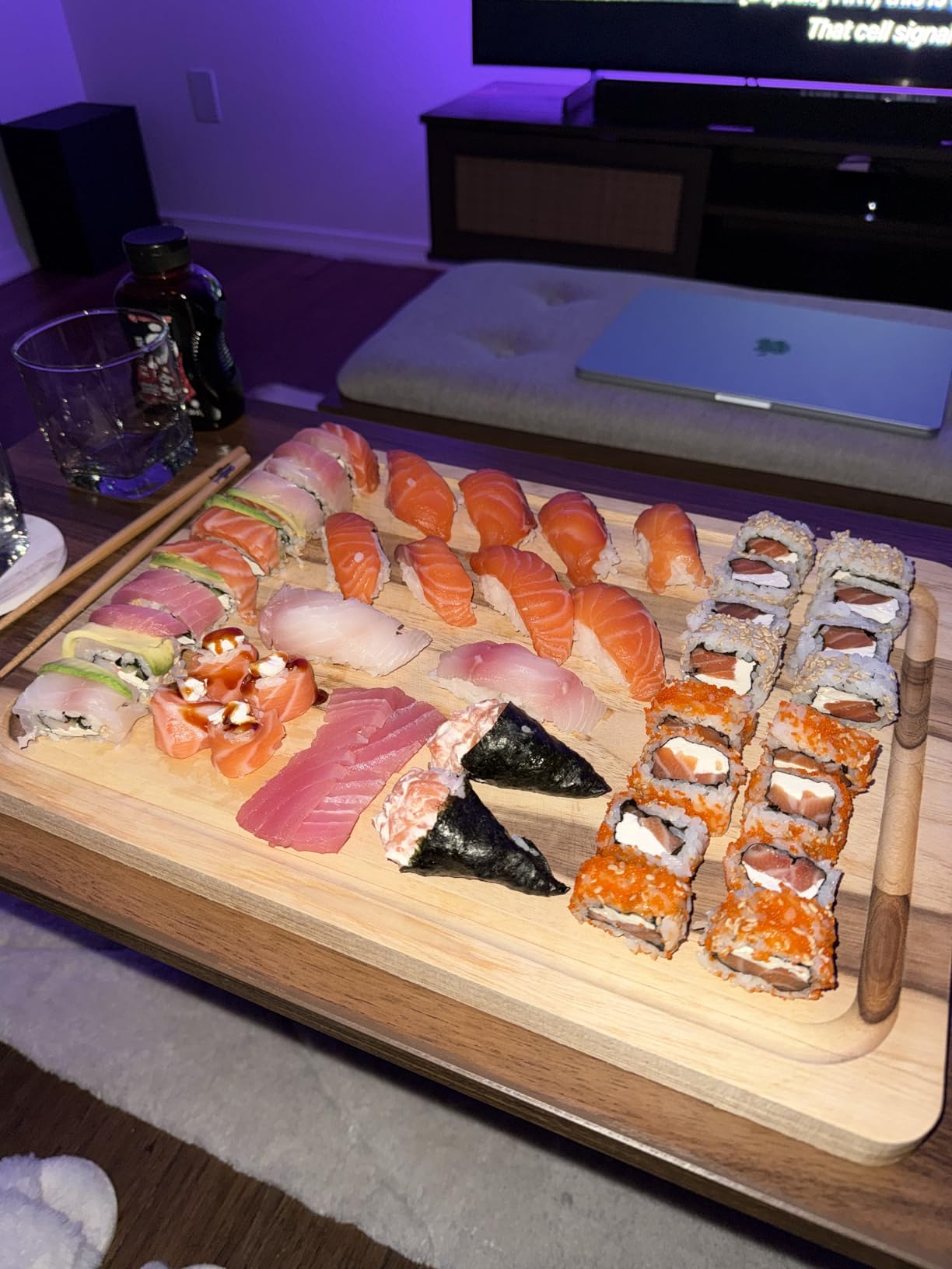 Delamu Bamboo Sushi Making Kit 9 in 1 for Sushi Beginners | with 2 Sushi Rolling Mats, 5 Pairs of Chopsticks, 1 Paddle, 1 Spreader, 1 Beginner Guide PDF, Sushi Kit, Bamboo Sushi Mat customer photo 2