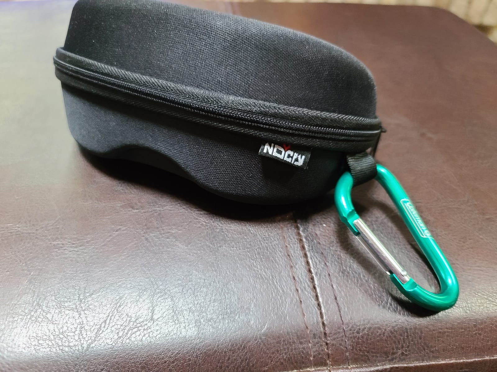 NoCry Glasses Case Hard Shell with Velvet Lining, Reinforced Zipper & Belt Clip customer photo 2