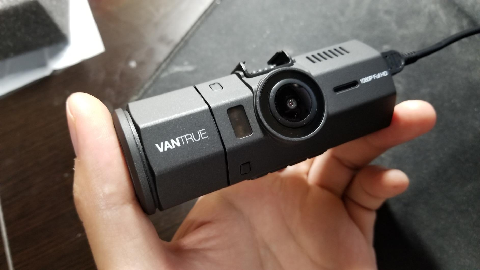 Vantrue N2 Uber Dual Dash Cam, 1080P Inside and Outside Dual Dash Camera, 1.5 inches LCD, Near 360 Degree Wide Angle Lyft Dual Car Cam with Parking Mode, Motion Detection, Front Camera Night Vision customer photo 2