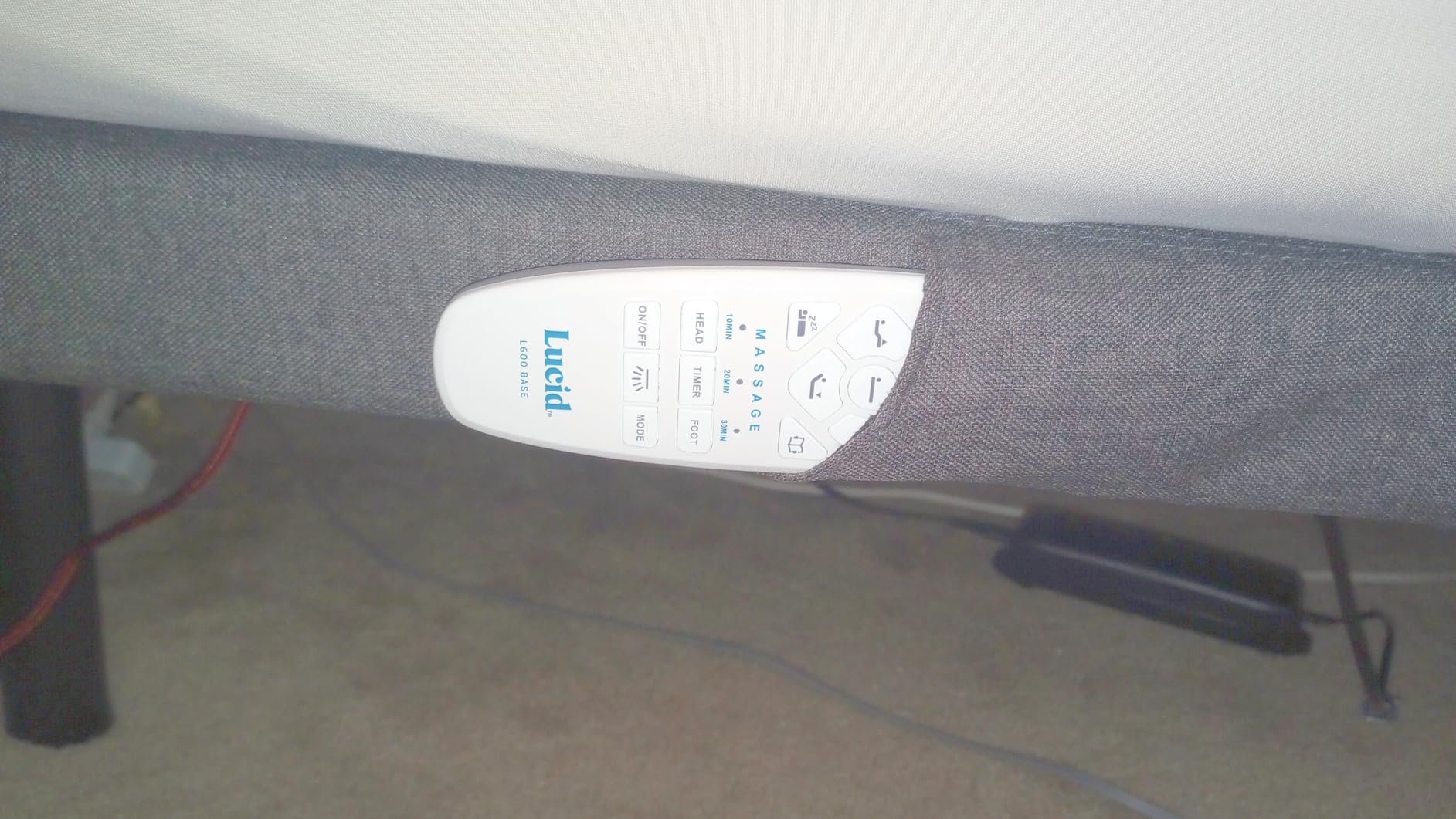 Lucid L300 Adjustable Bed Frame - USB - Memory Position - Remote, Twin XL customer photo 2