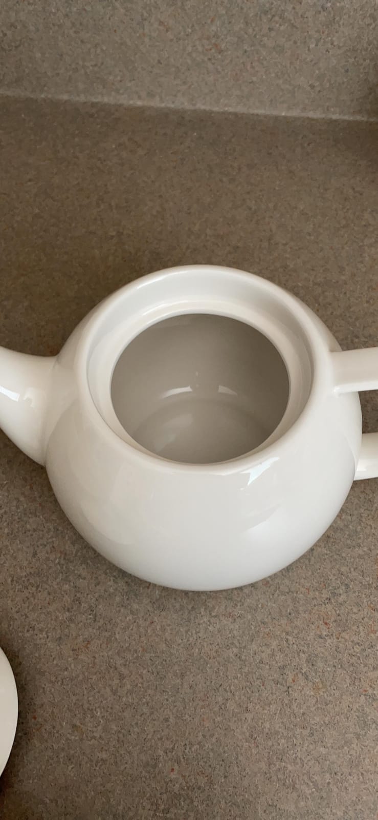 Sweese Teapots for Tea, 27 oz Porcelain Tea Pot with Removable Stainless Steel Infuser, Tea Pots for Loose Tea - White customer photo 2