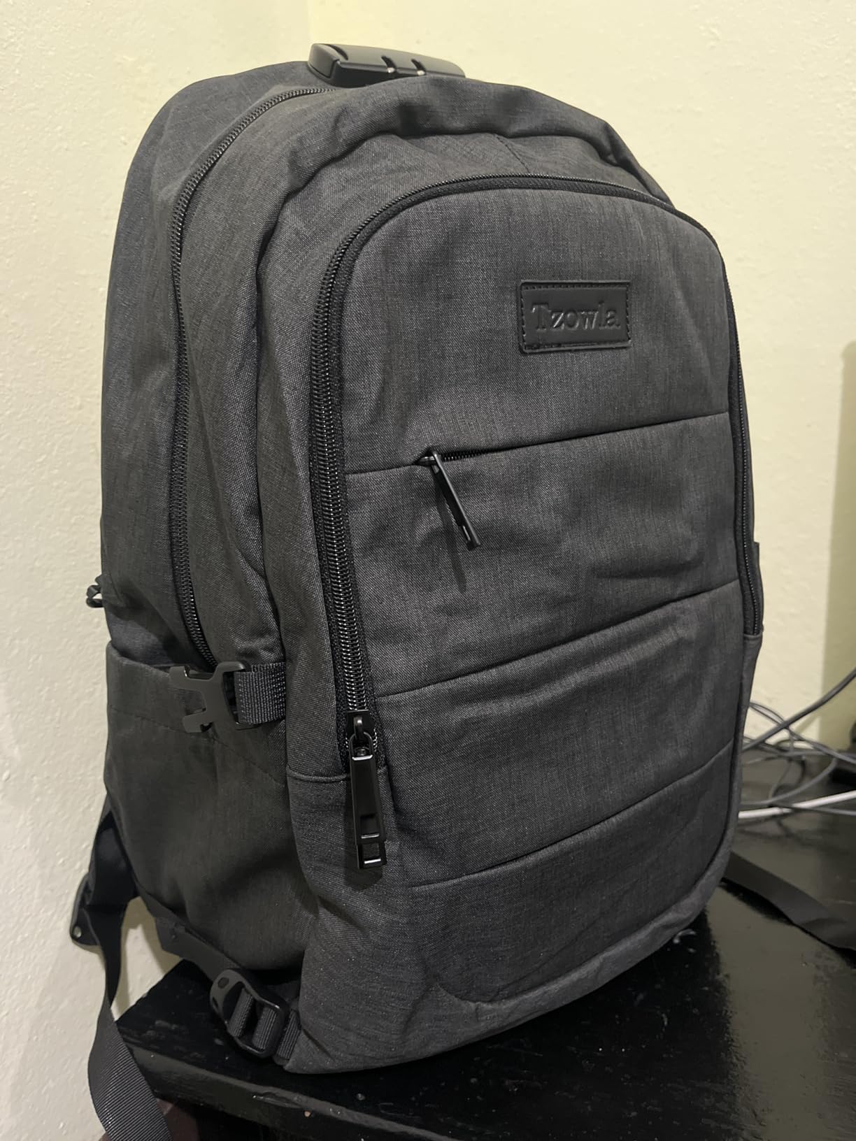 Tzowla Travel Laptop Backpack Water Resistant Anti-Theft Bag with Lock customer photo 2