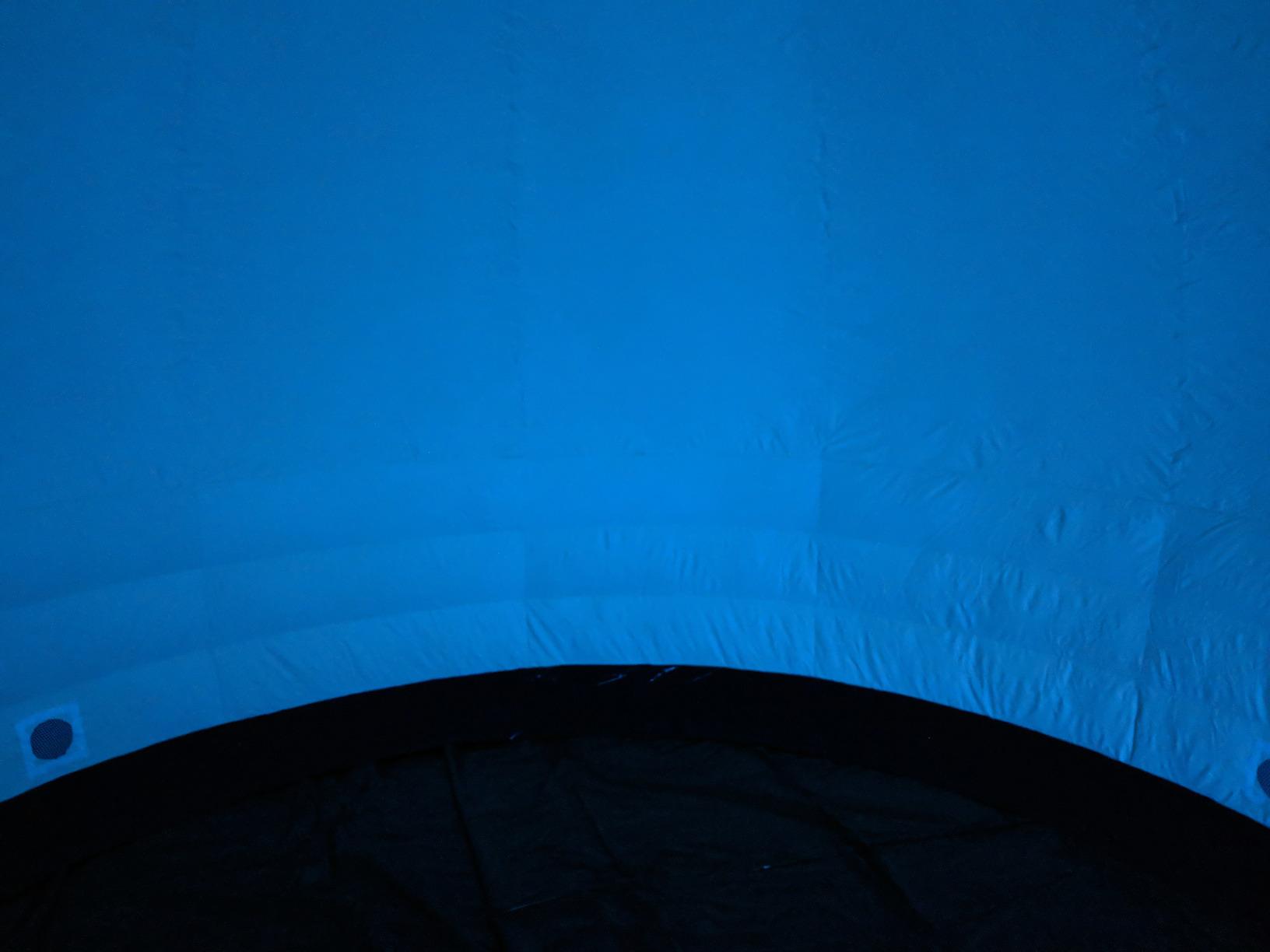 SAYOK Portable Inflatable Planetarium Projection Dome Tent Mobile Dome Theater with Air Blower and PVC Floor Mat for Education Platform, Schools, Museums, Science Centers Events(Black, 6m/19.7ft) customer photo 1