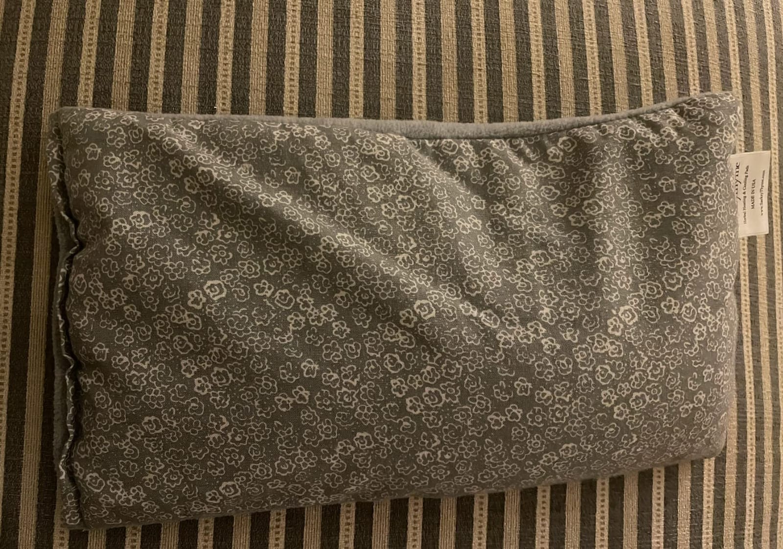 SacksyThyme Microwave Heating Pad for Cramps, Back, Neck, Shoulders, Leg Pain - Reusable Heat Pack, Hot Moist Microwavable Therapy Pack - Unscented Flaxseed Hot Compress Made in USA (Size: 12