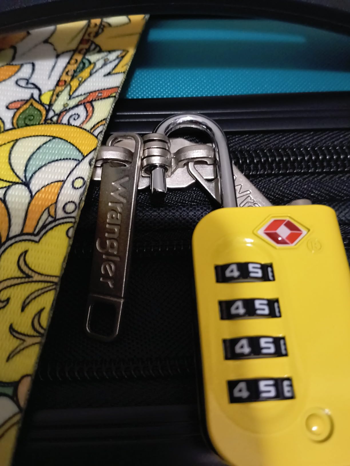 TSA Approved Luggage Lock - 4 Digit Combination, 10,000 Combinations, Easy-Read Password Window, Travel Lock for Suitcases, Backpacks, Gym & Student Lockers, Baggage customer photo 1