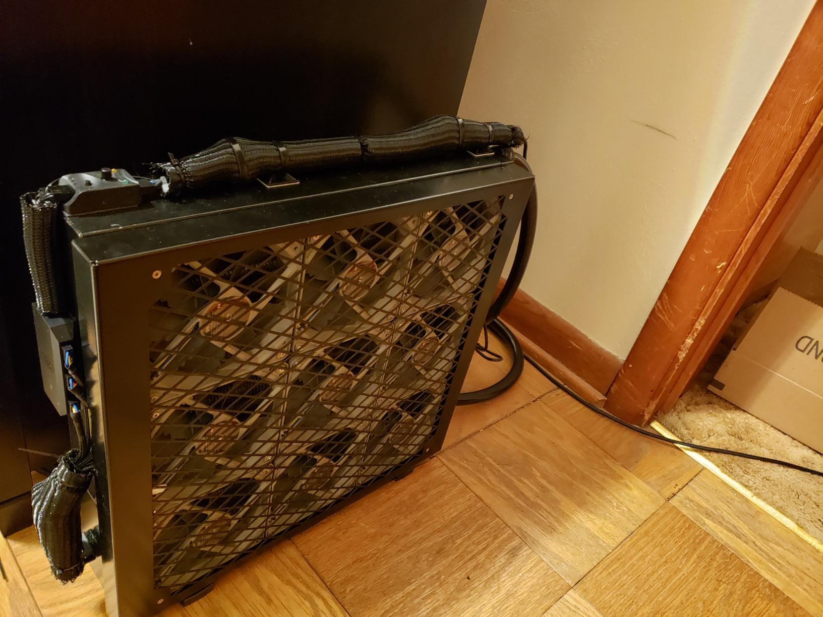 Noctua NF-P12 redux-1700 PWM, Quiet Fan 120mm | High Airflow, Low Noise, 25mm Thick Fan for PC and Electronics Cooling Streamlined Package 1700rpm 4-Pin PWM customer photo 2
