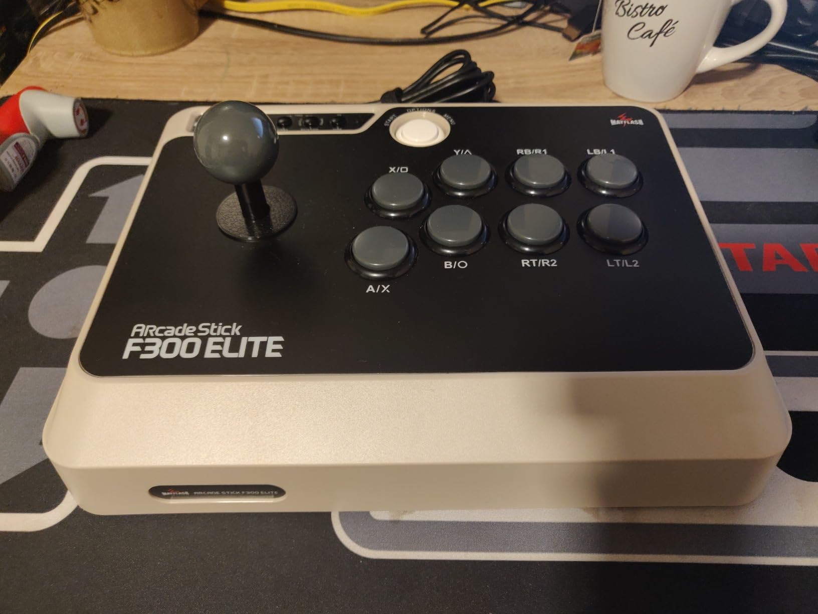 Arcade Stick F300 Elite with Sanwa Buttons and Sanwa Joysticks for Switch/Switch 2, Xbox Series S/X, Xbox One, PS4, PS3, Windows, macOS, Steam Deck, Android and more customer photo 1