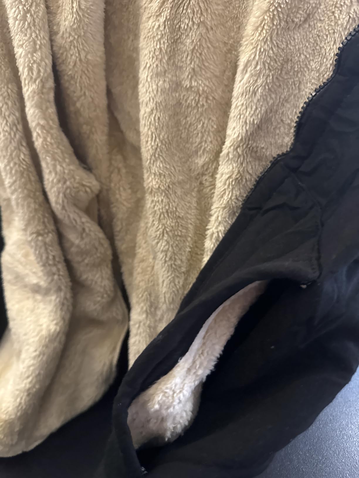 Women’s Casual Full Zip Up Sherpa Lined Hoodie Sweatshirt Jacket Coat customer photo 1