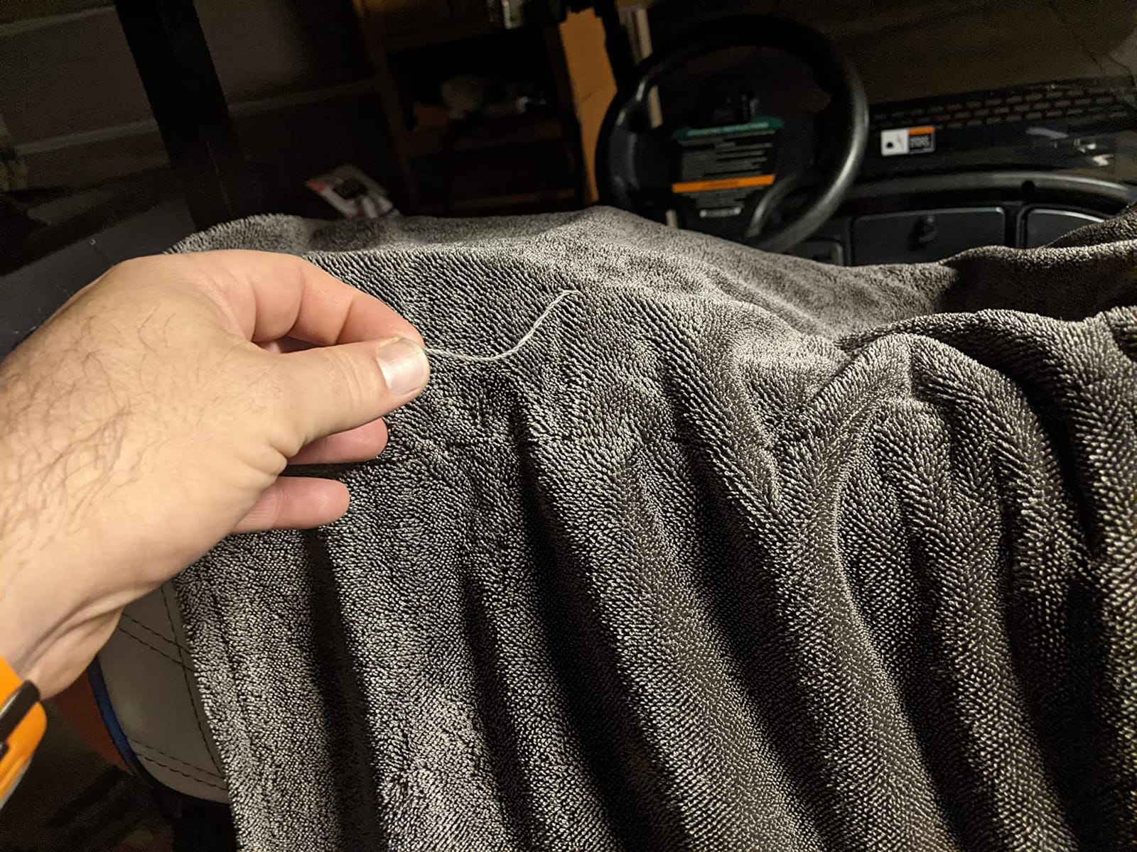 Griot's Garage Extra-Large PFM Edgeless Microfiber Drying Towel for Car Wash and Detailing, Ideal for SUVs, Trucks, and RVs, 29