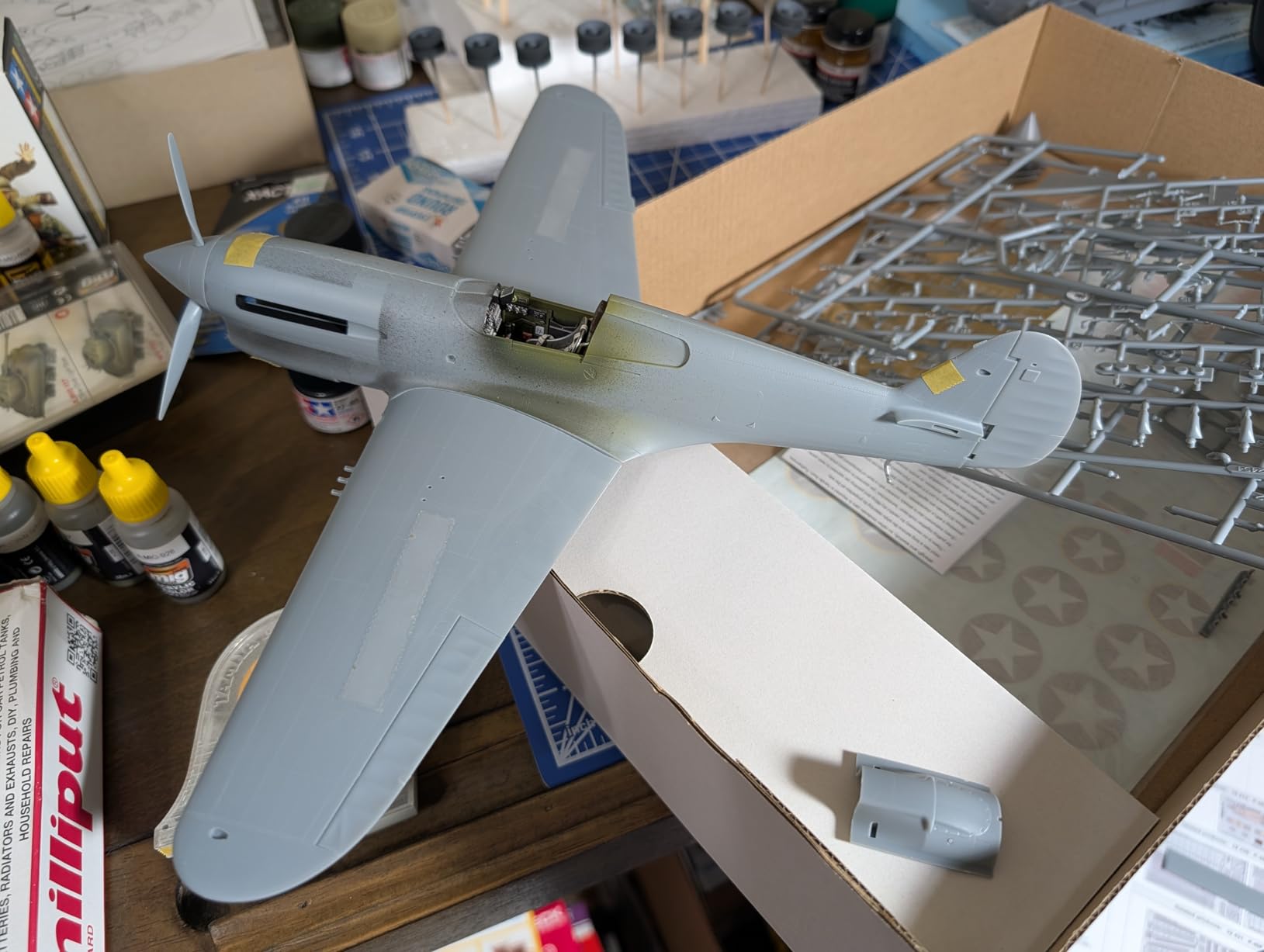 Trumpeter 03227 1/32 US Army Air Corps P-40F Warhawk Plastic Model customer photo 1