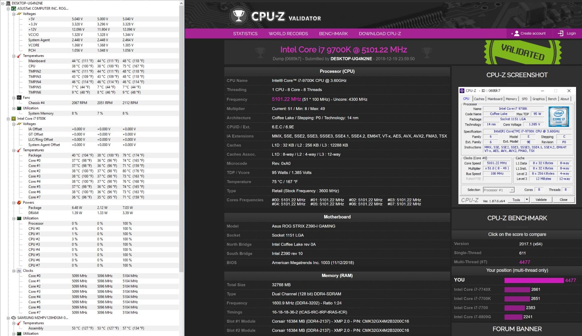 Intel Core i7-9700K Desktop Processor 8 Cores up to 4.9 GHz Turbo unlocked LGA1151 300 Series 95W customer photo 1