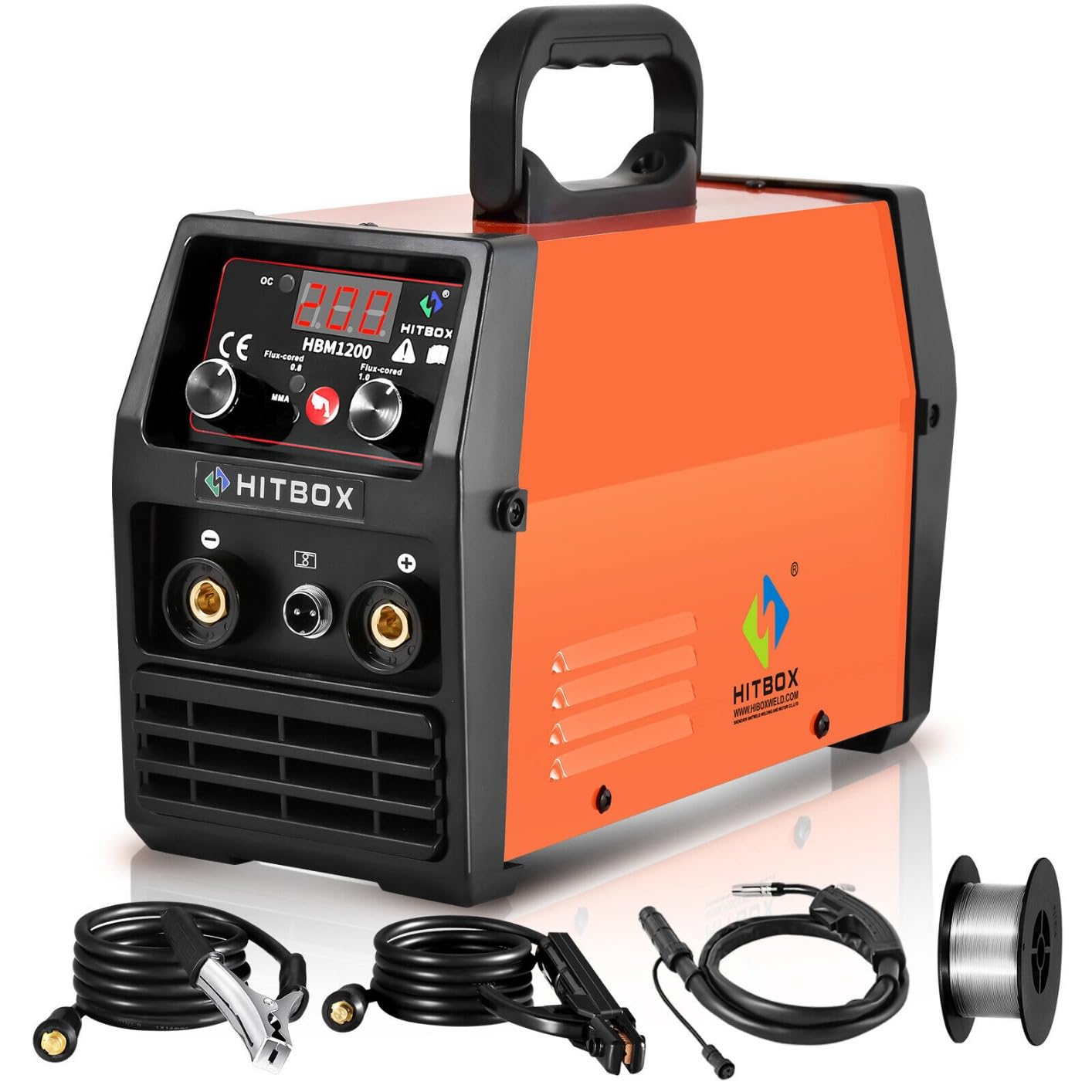 HITBOX 200A MIG Welder, 110V/220V Flux Core MIG/Lift TIG/Stick 3-in-1 customer photo 1