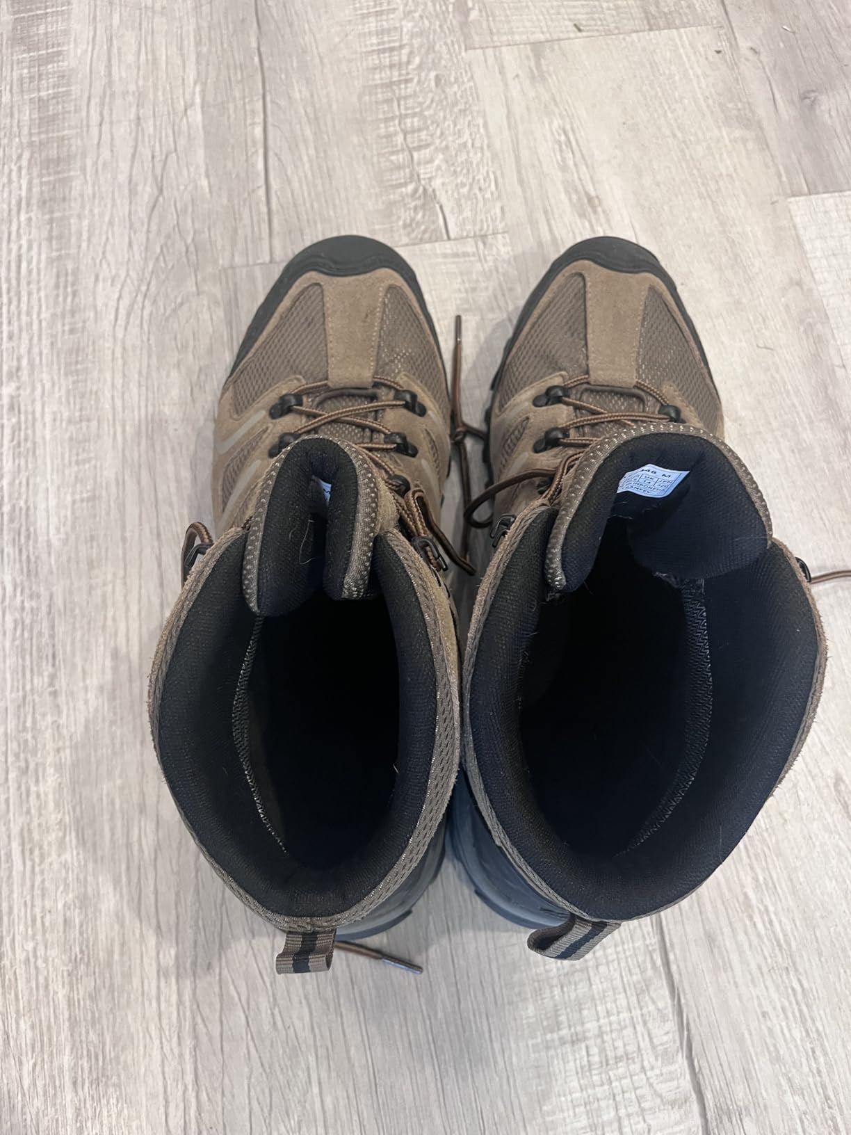 NORTIV 8 Men's Ankle High Waterproof Hiking Boots customer photo 1
