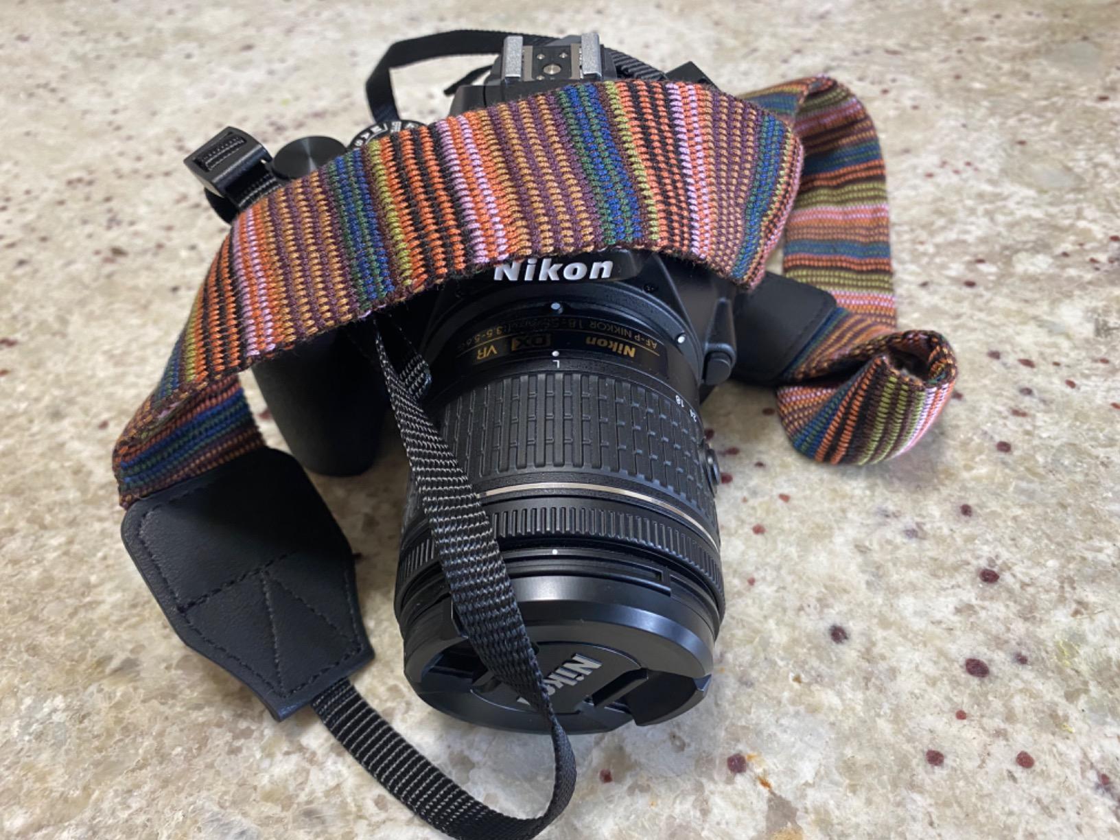 Camera Strap Bohemia Camera Neck Strap Shoulder Belt Strap for Compact Digital Camera, Mirrorless Camera, Small DSLR Camera, Instant Camera.(Multi) customer photo 1