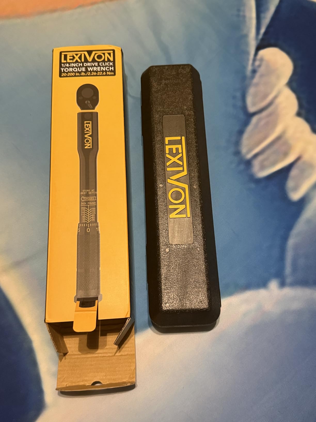 LEXIVON Inch Pound Torque Wrench 1/4-Inch Drive | 20~200 in-lb/2.26~22.6 Nm (LX-181) customer photo 2