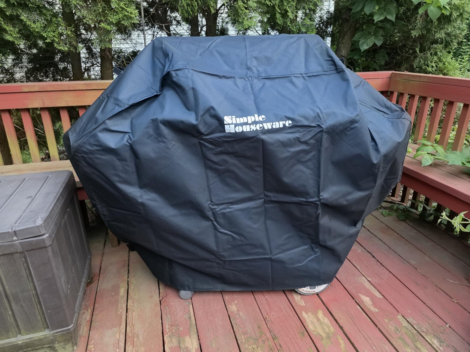 Simple Houseware 72 in. Heavy-Duty BBQ Gas Grill Cover, Waterproof customer photo 2