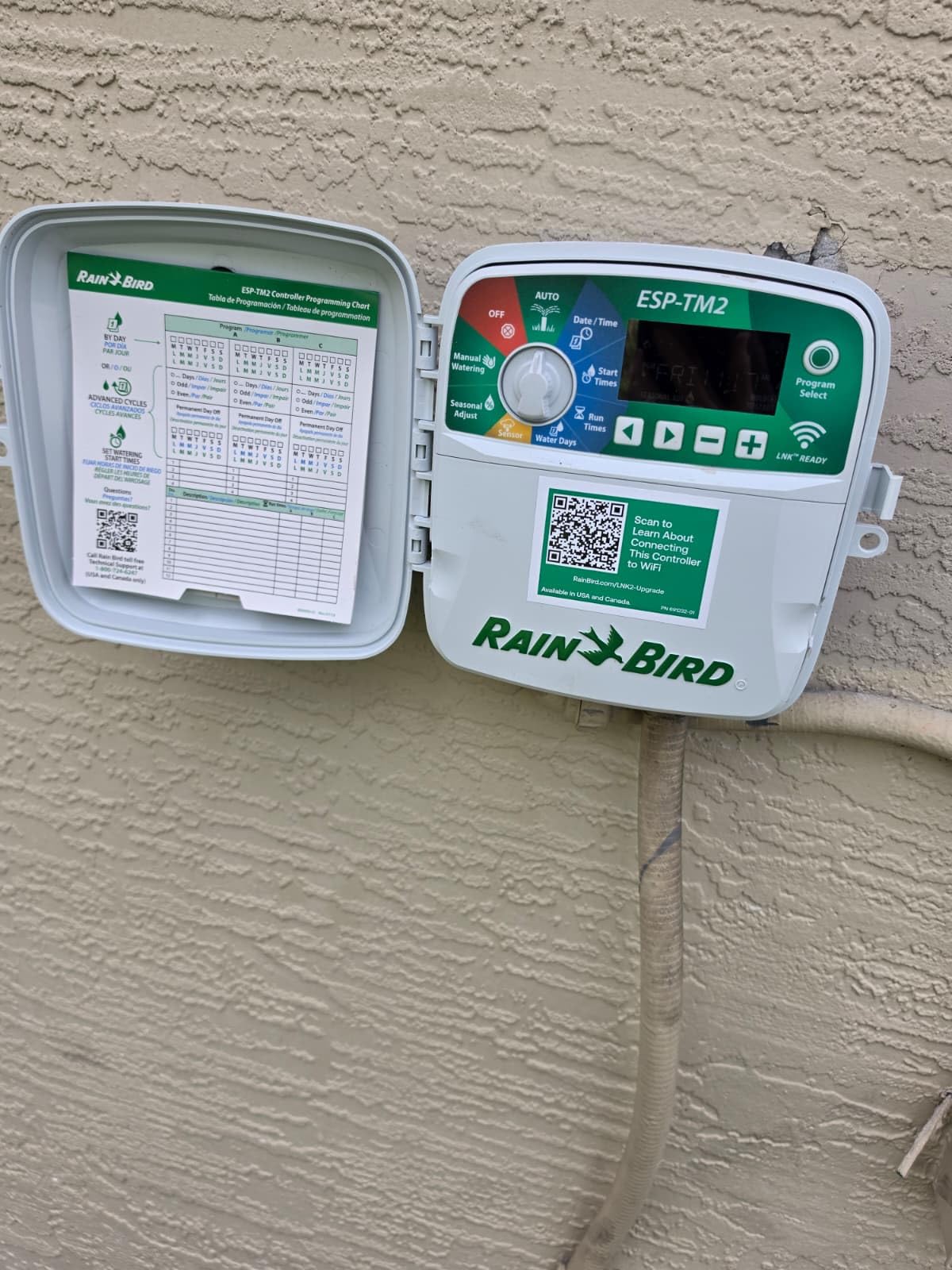 Rain-Bird ESP-TM2 Indoor Outdoor Irrigation WiFi Zone Controller Timer Box and Link Lnk WiFi Mobile Wireless Smartphone Upgrade Module Sprinkler System (12 Zone) customer photo 2