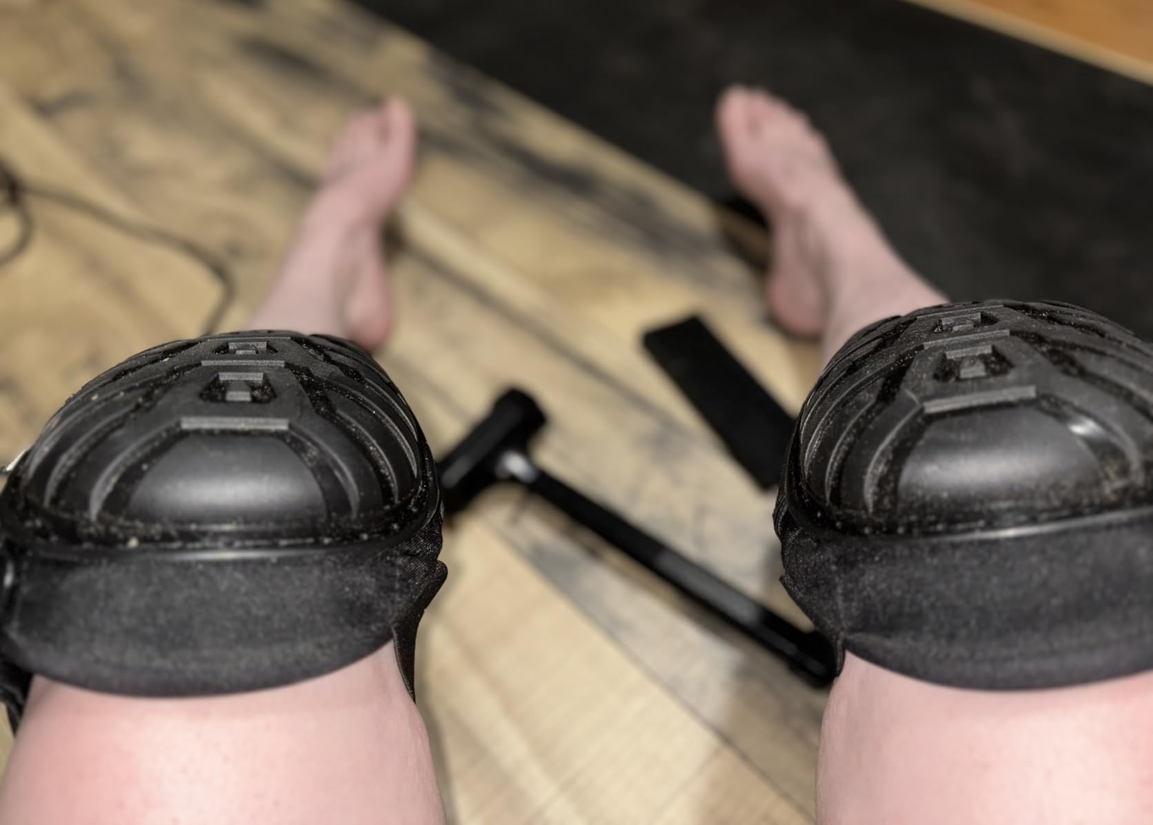 BALENNZ Professional Knee Pads for Work - Heavy Duty Foam Padding Gel Construction Knee Pads with Strong Double Straps - Comfortable Knee Protection for Indoor and Outdoor Use (Knee High) customer photo 2