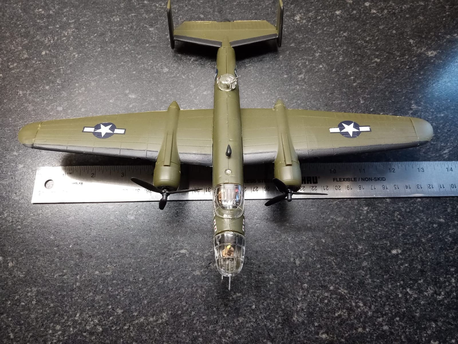 ATLANTIS TOY & HOBBY Plastic Model Kit with Swivel Stand - B-25 Flying Dragon customer photo 2