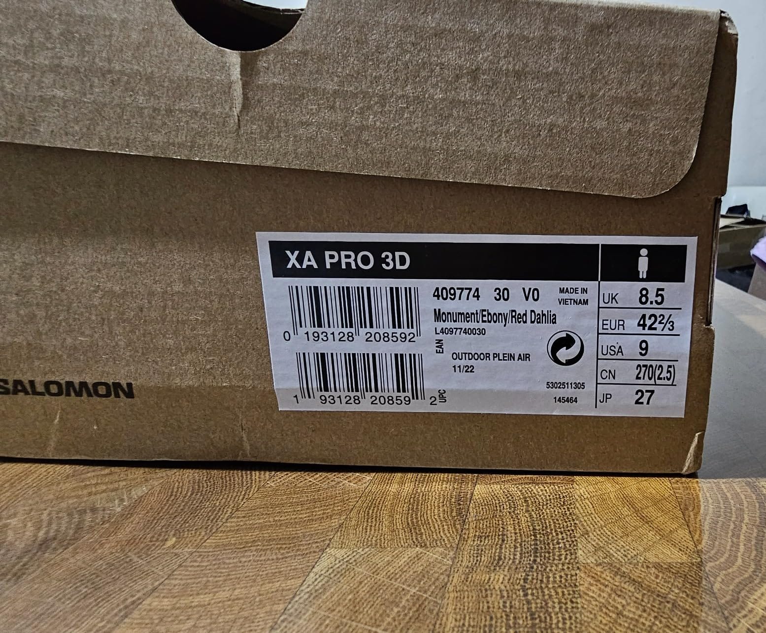 Salomon Men’s XA PRO 3D Trail Running Shoes customer photo 2