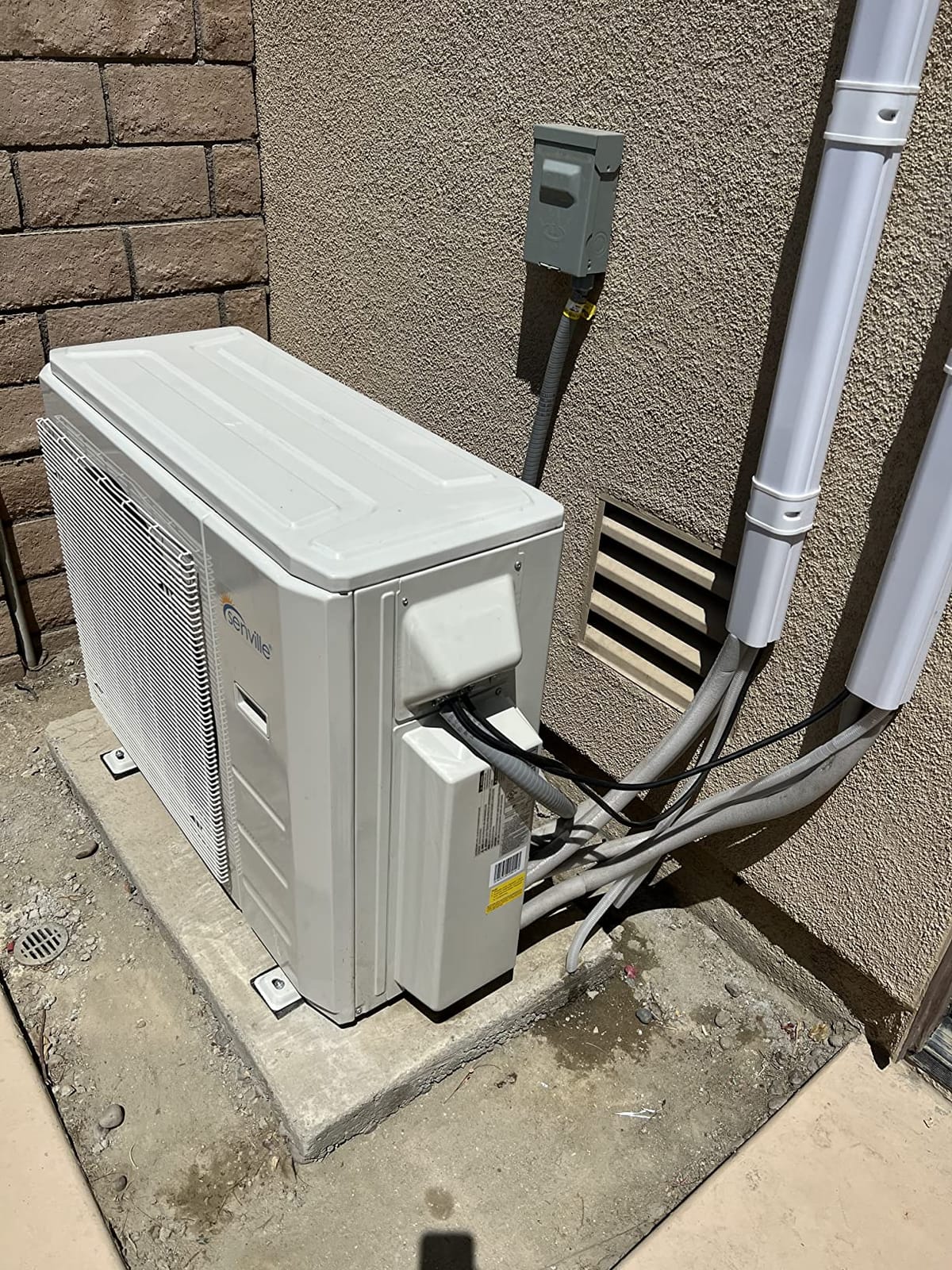 Senville Mini Split Air Conditioner Heat Pump, White, Dual Zone, 28000 BTU | Energy Star Certified, Works with Alexa, Ductless, Wall Mounted, AHRI Certified, 208-230V Inverter customer photo 1