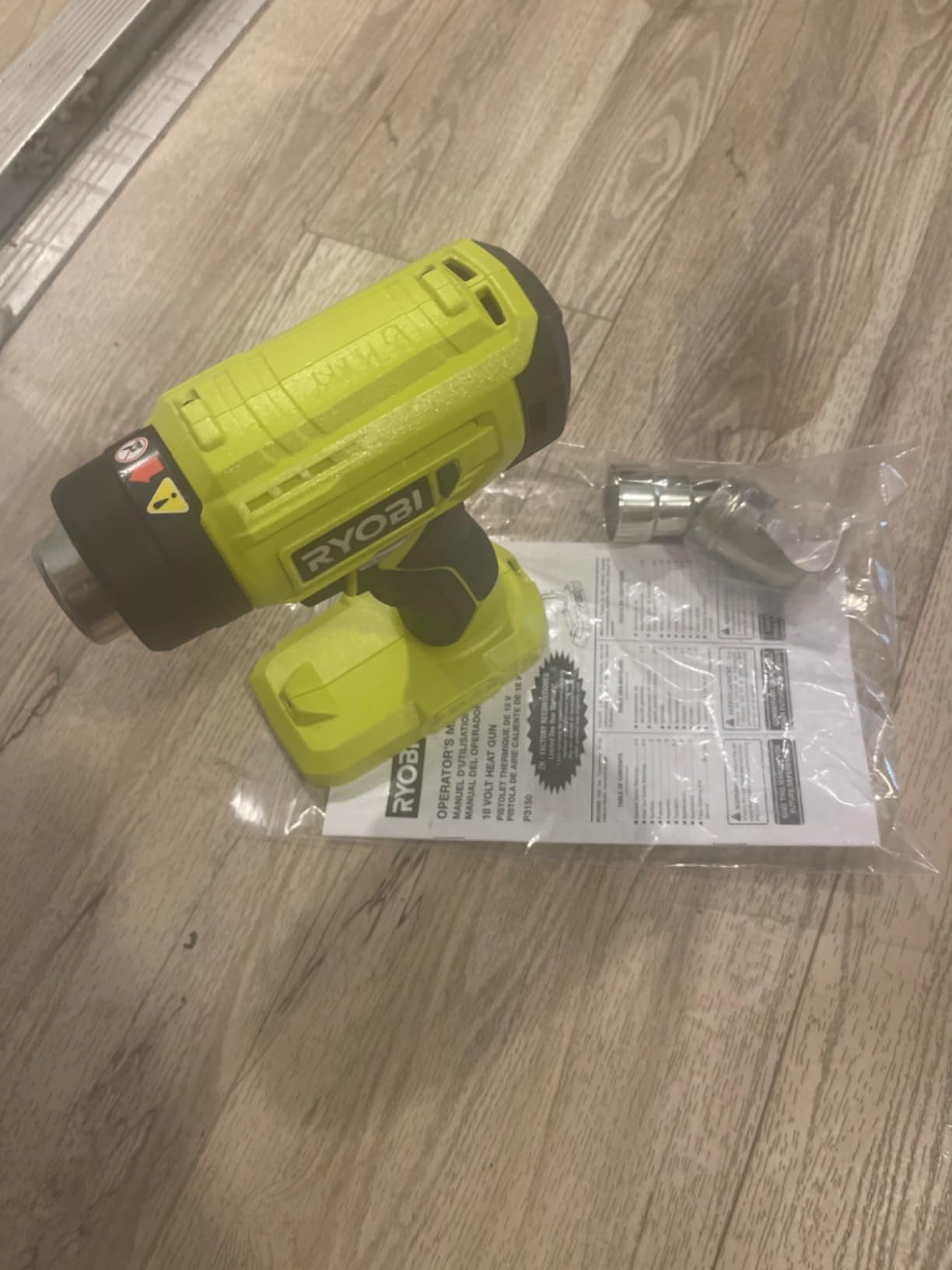 Ryobi ONE+ 18V Cordless Heat Gun (Tool Only) customer photo 1