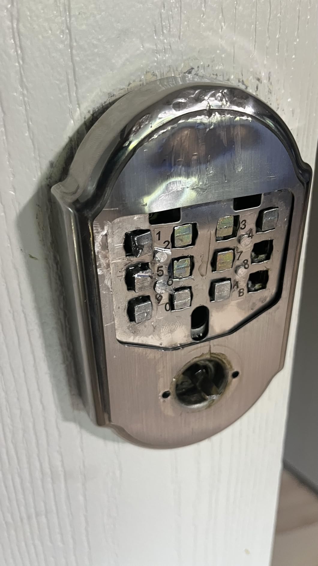 Bravex Keyless Entry Keypad Deadbolt Door Lock 304 Stainless Steel Sabbath Lock 100% Mechanical Shabbos Lock- No Risk of Low Power customer photo 1