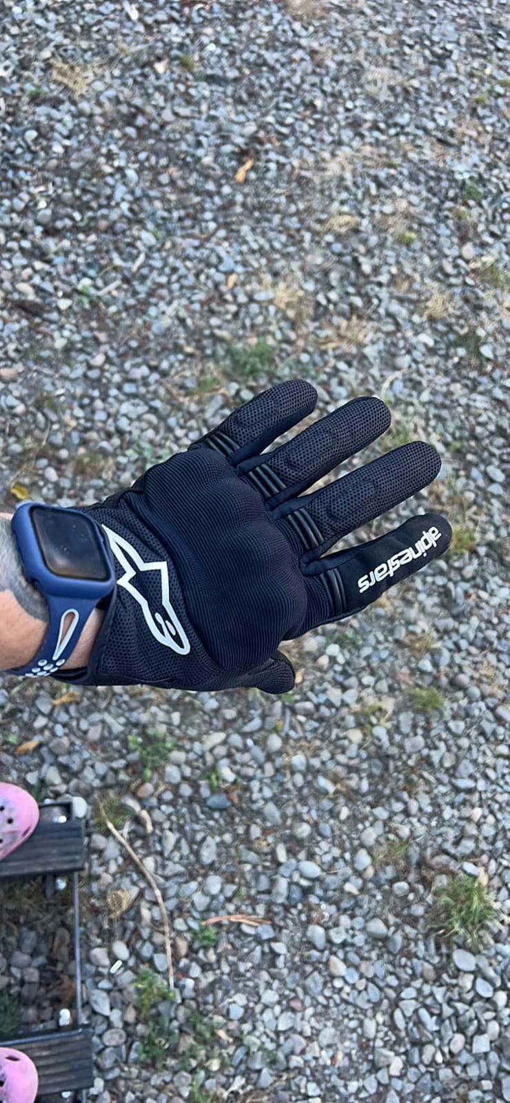 Rev'It Copper Men's Motorcycle Gloves - Hard Knuckle Protection, Synthetic Suede Palm, Touchscreen Compatible Fingertip, Accordion Flex Panels customer photo 1