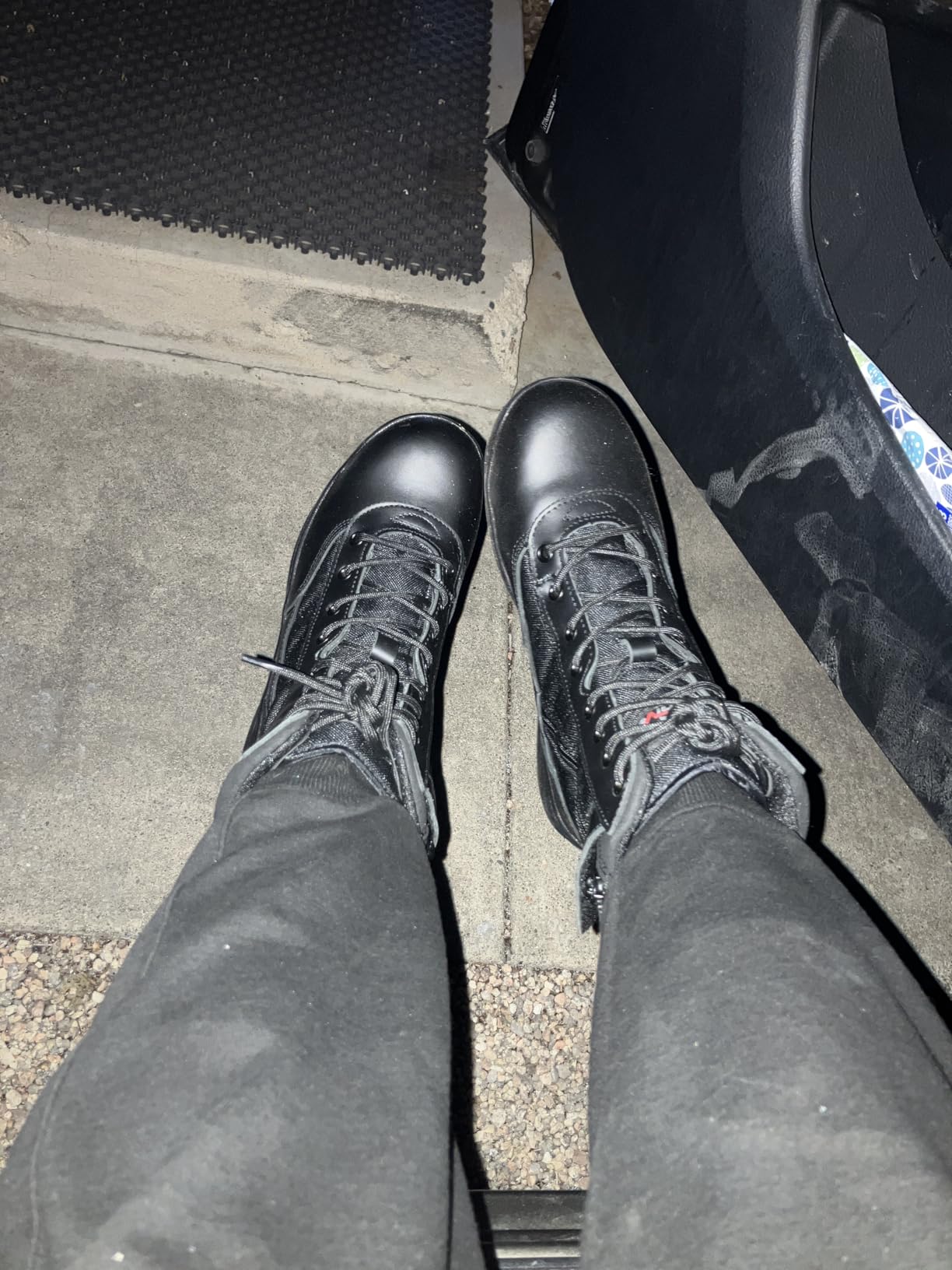 NORTIV 8 Men's Steel Toe Work Boots Side Zipper | Safety Industrial & Construction Military Work Boots Slip Resistant ASTM F2413-18, TROOPER-STL customer photo 2