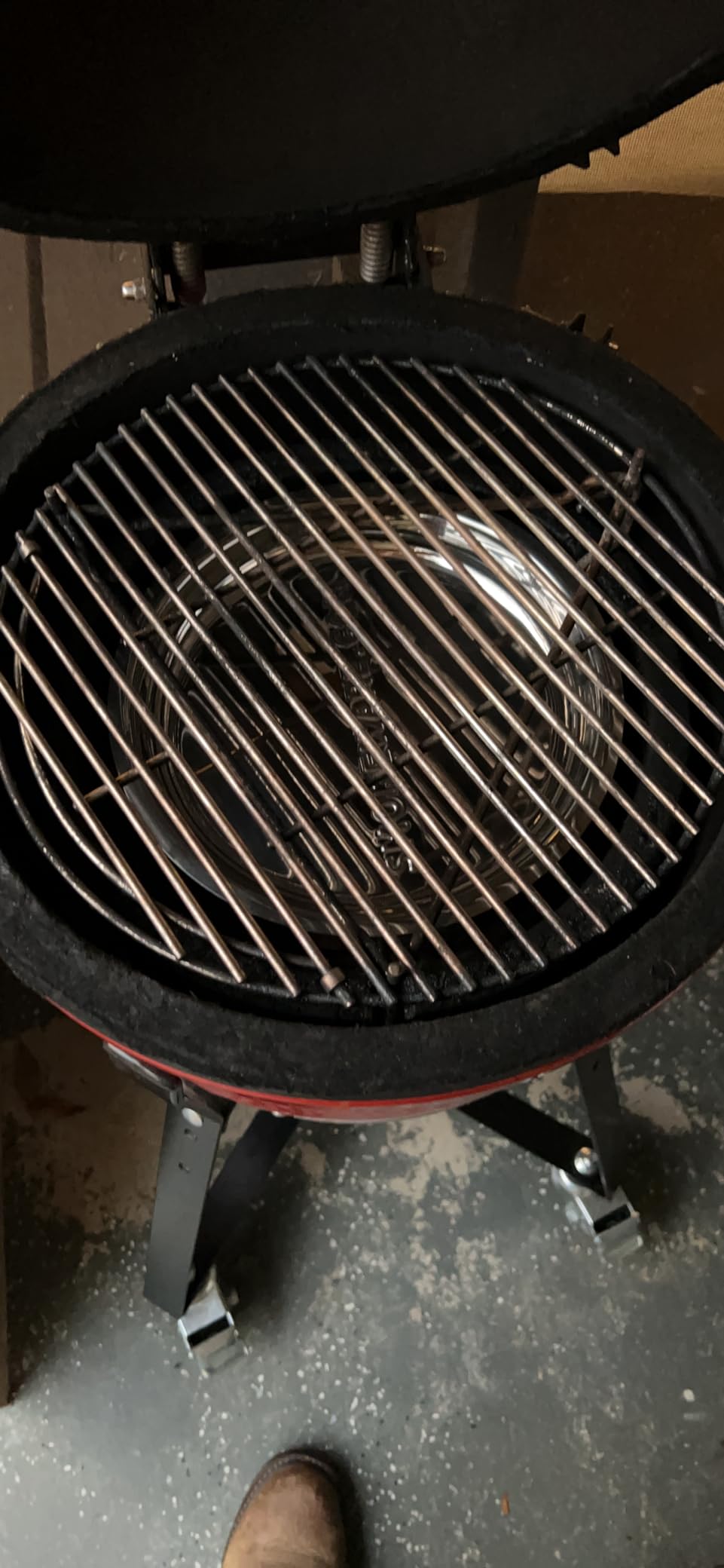 SMOKEWARE Stainless Steel Drip Pan - Big Green Egg Grilling Accessory, 14-inch Diameter customer photo 1