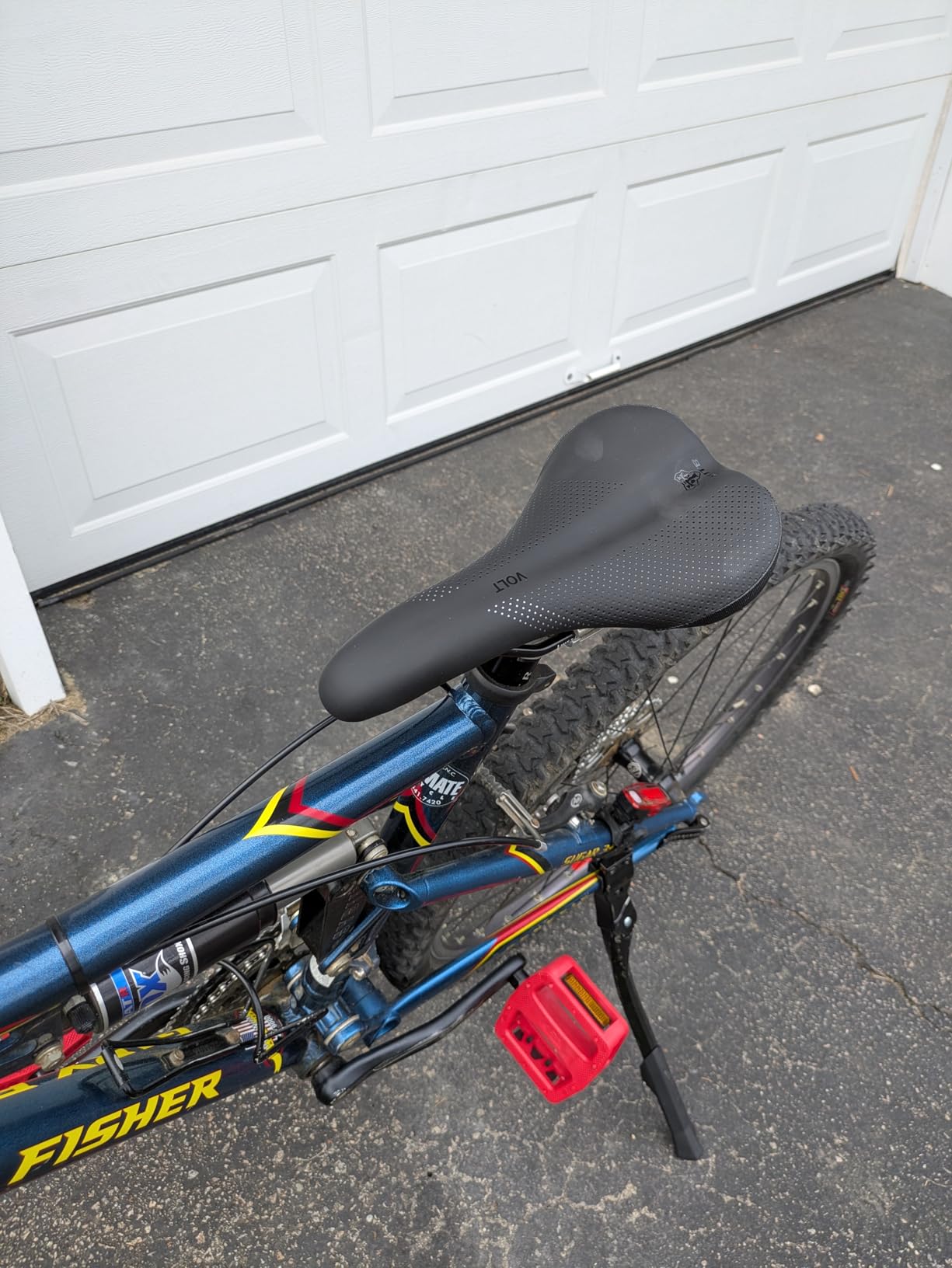 WTB Volt Bike Seat (Saddle) - Comfortable Medium Thickness Padding - Mountain, Gravel & E-Bikes (3 Sizes, 3 Rail Options) customer photo 2