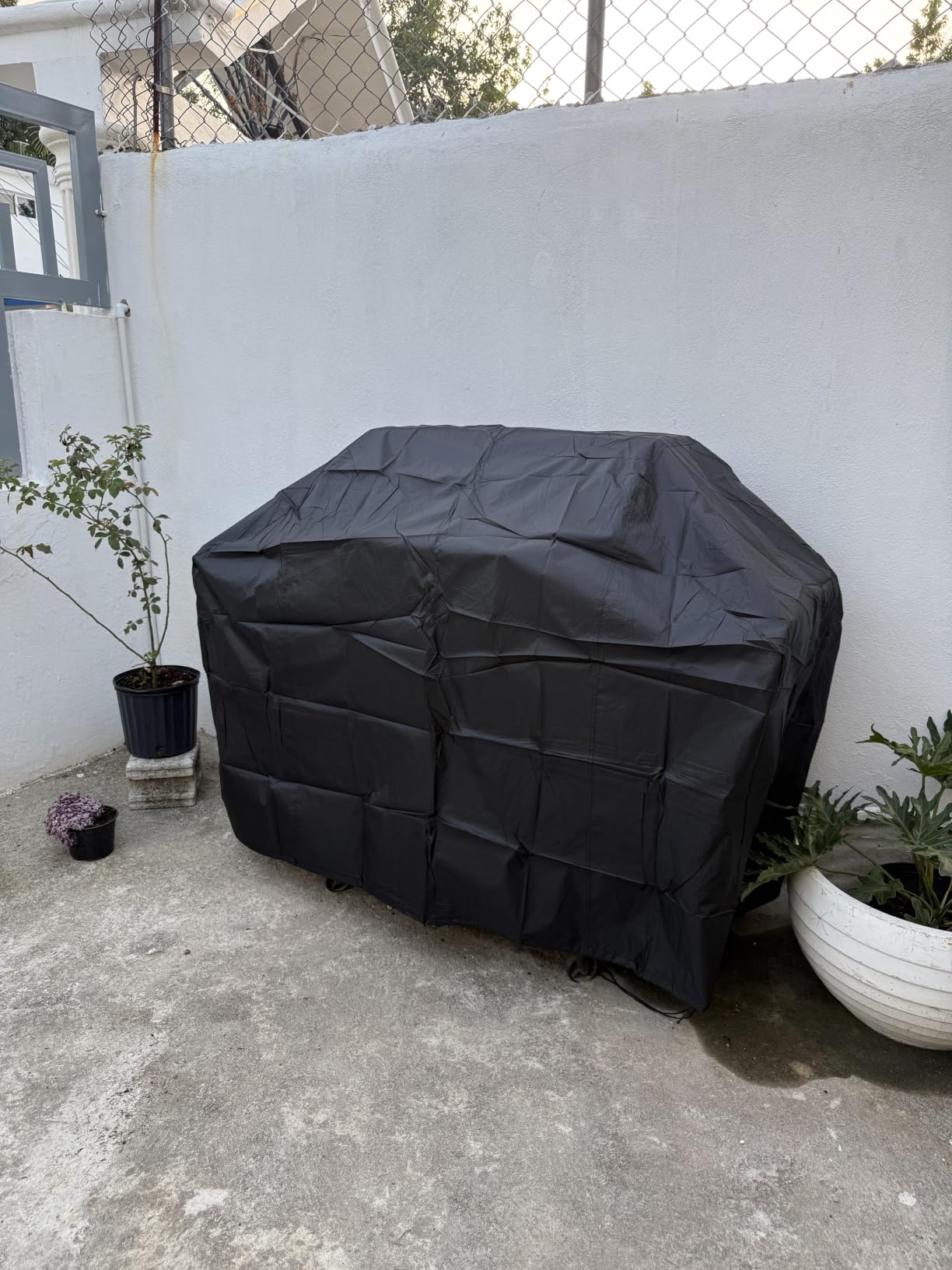 iCOVER Grill Cover 75 inch, BBQ Grill Cover for Outdoor Grill, 600D Heavy Duty Waterproof BBQ Cover, Anti-UV and Rip-Proof Barbecue Cover, Gas Grill Cover for Weber, Char-Broil, Nexgrill, etc customer photo 1