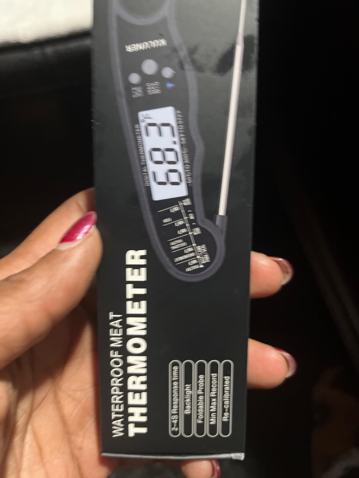 KULUNER Digital Instant Read Meat Thermometer for Cooking, Food,Grill customer photo 1
