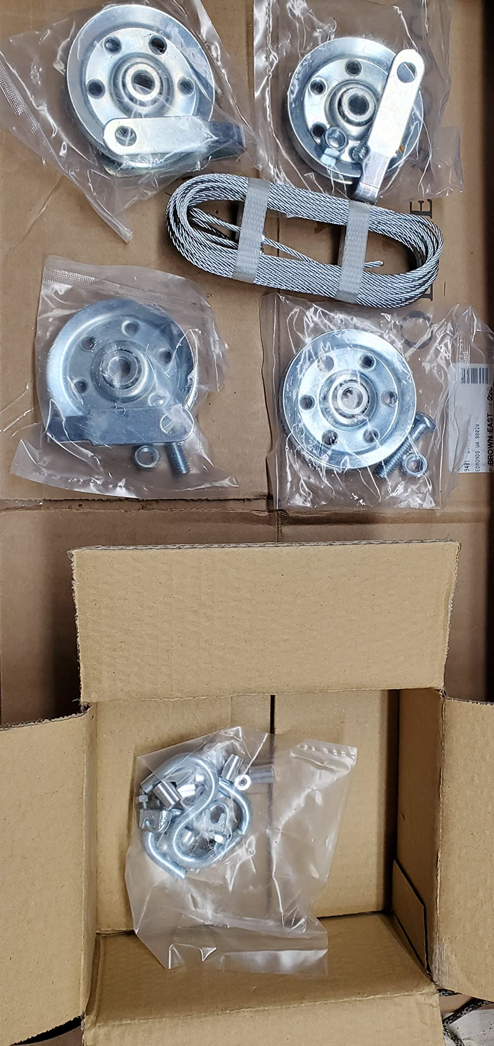 HOME MASTER HARDWARE Cable and Pulley Replacement Kit-4pcs 3