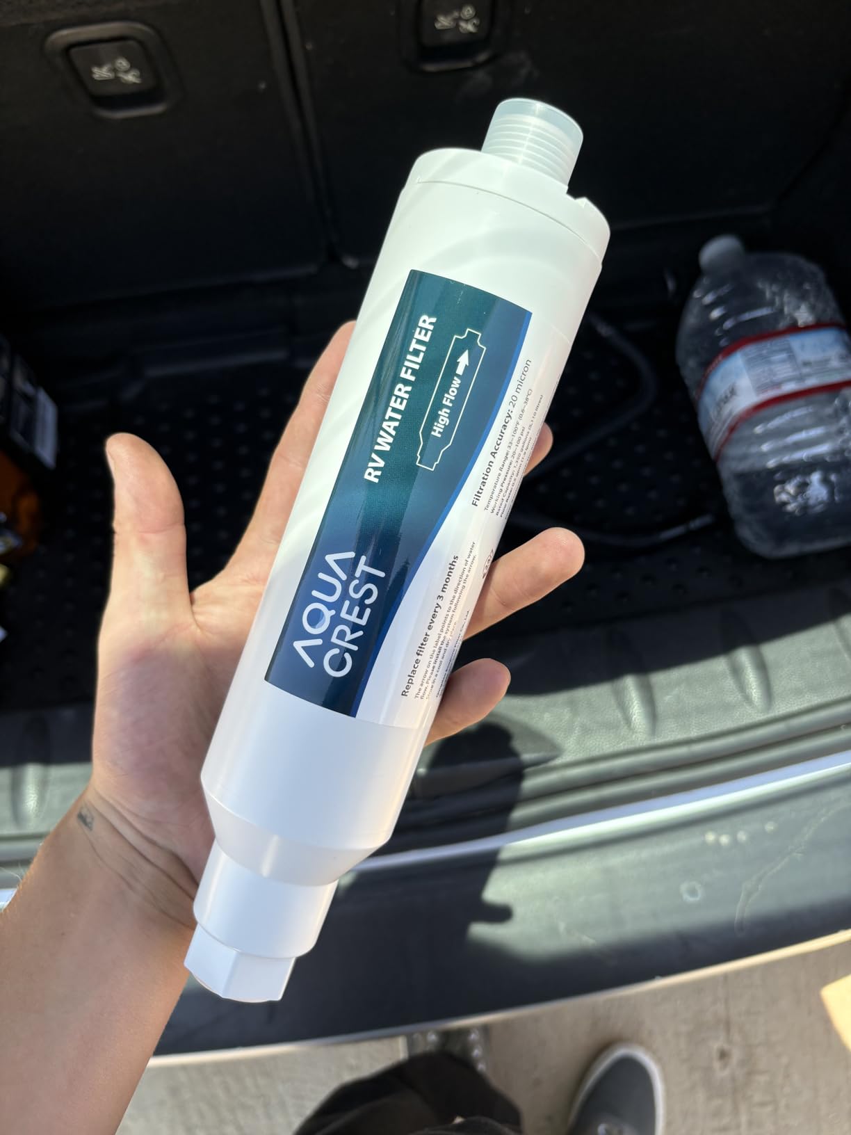 AQUA CREST RV Inline Water Filter, Garden Hose & Camper Water Filter customer photo 2