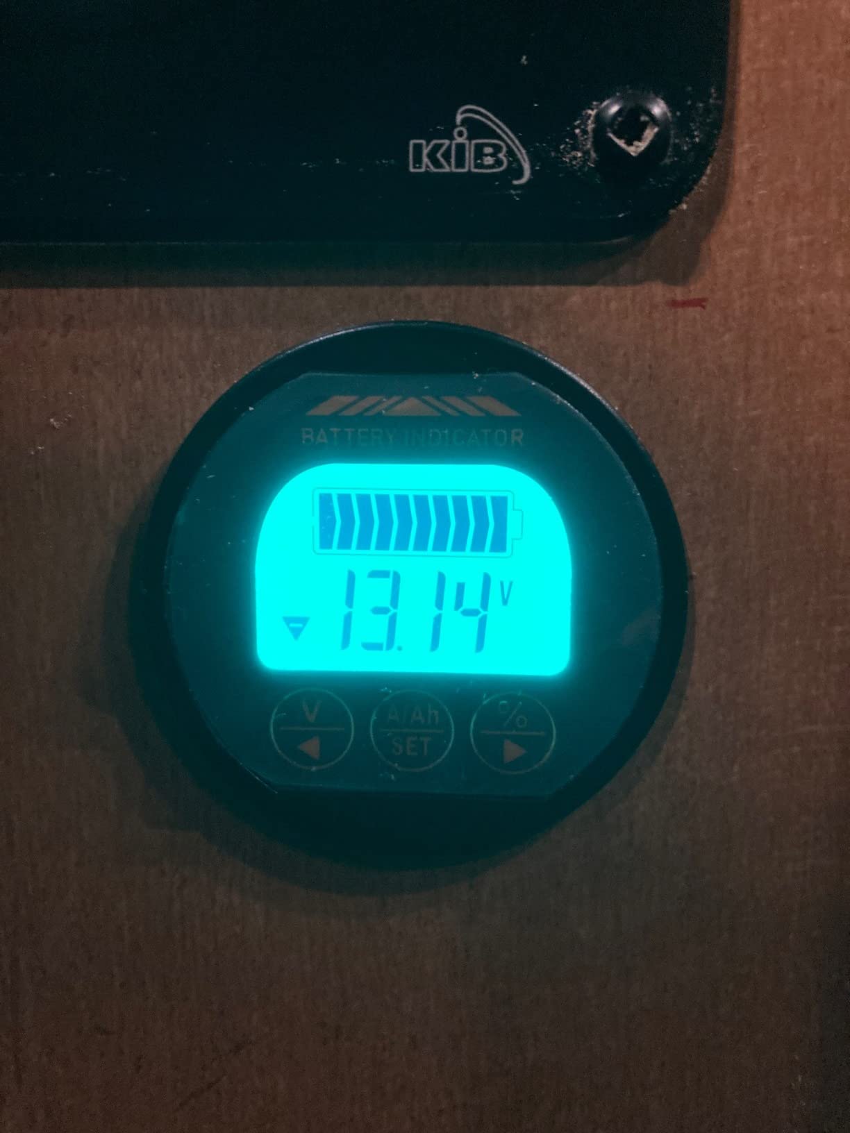 QWORK Battery Monitor Voltmeter Ammeter, Voltage Range 8V-80V and up to 500A, Voltage Current Meter with 13 ft Custom Cable customer photo 2
