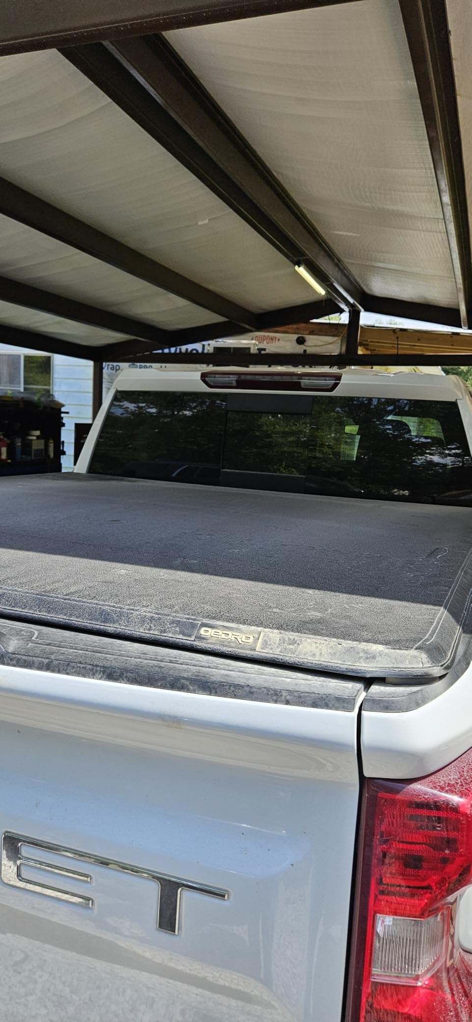 OEDRO Soft Tri-Fold Tonneau Cover for 2019-2026 Chevy Silverado 1500 5.8ft | Truck Bed Cover for GMC Sierra 1500/Chevy Silverado 1500 New Body Style, Fleetside 5.8 Feet Bed w/o Multi-Flex Tailgate customer photo 2