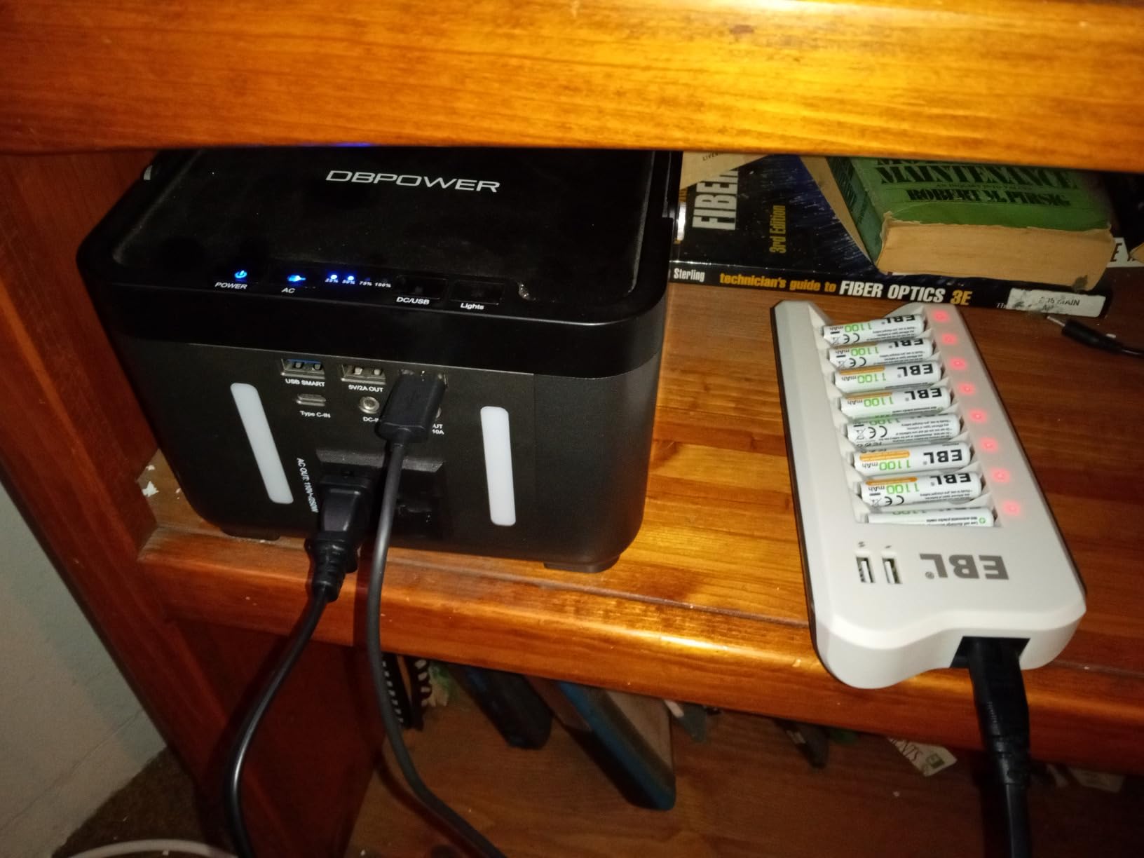 EBL AA AAA Battery Charger, 8 AA 2300mAh & 8 AAA 1100mAh NiMH, 2 USB Ports customer photo 2