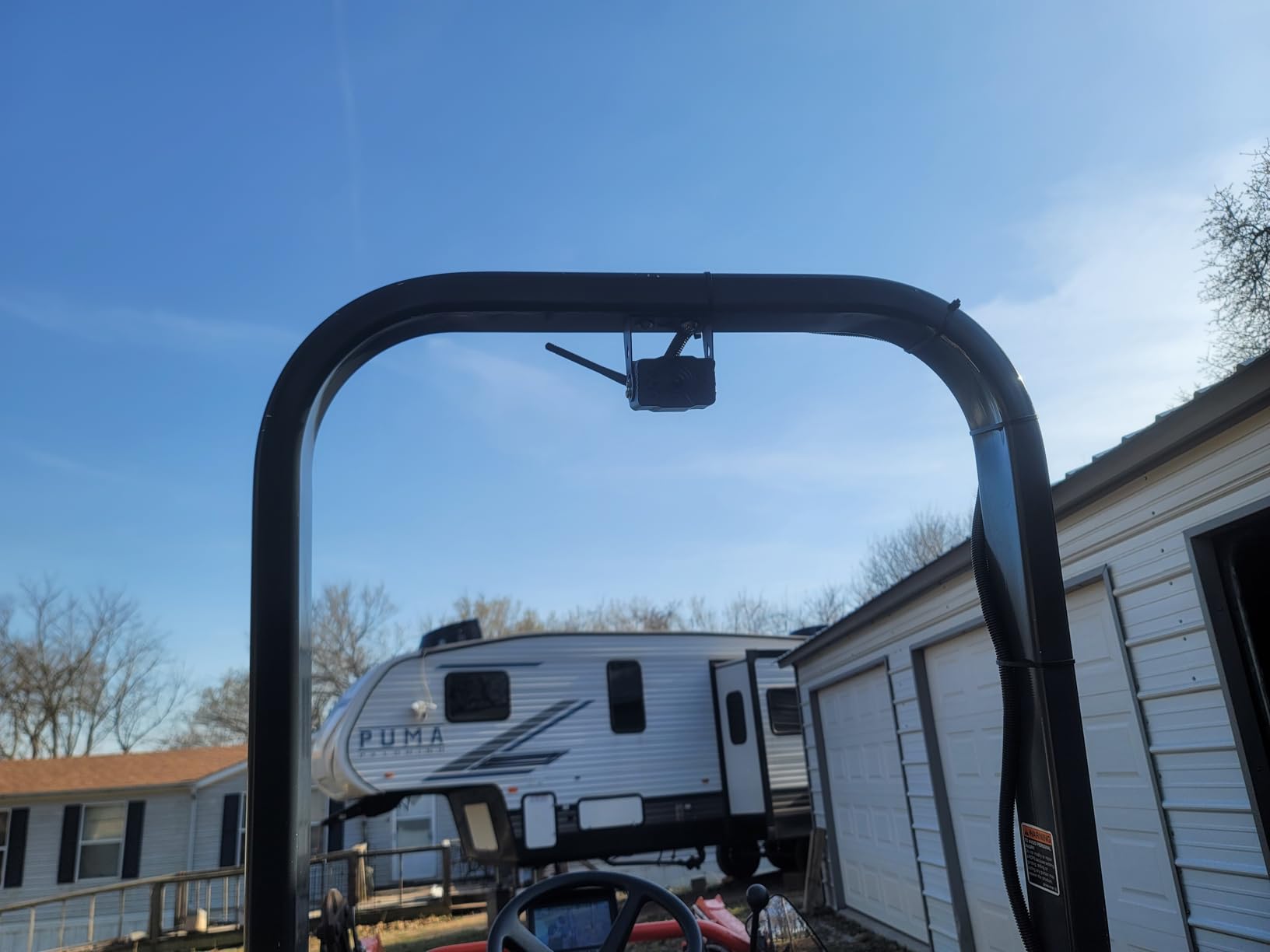 RV Backup Camera Wireless DOUXURY IP69 Waterproof 170° Wide View Angle HD 1080P Rear View Camera + HD LCD 7