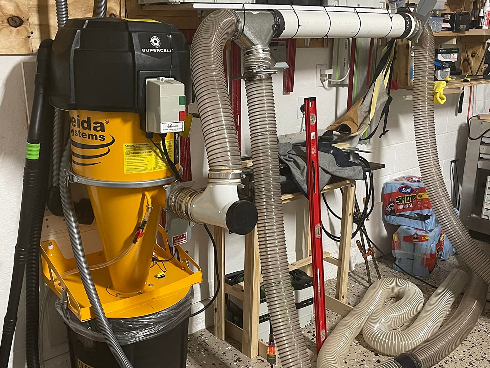 Oneida Air Systems Supercell High-Pressure HEPA-GFM Dust Collector (14-Gallon) customer photo 2