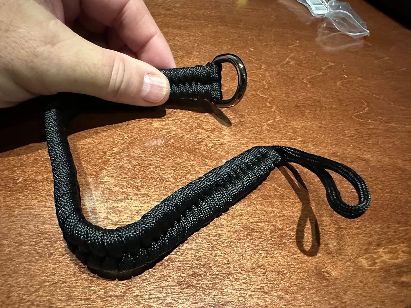 Paracord Camera Wrist Strap Lanyard - Quick Release for DSLR Mirrorless Black | Adjustable wrist size, High-strength paracord material, lightweight 1.16oz, secure metal clasp, Fits Canon Nikon Sony Fuji customer photo 2