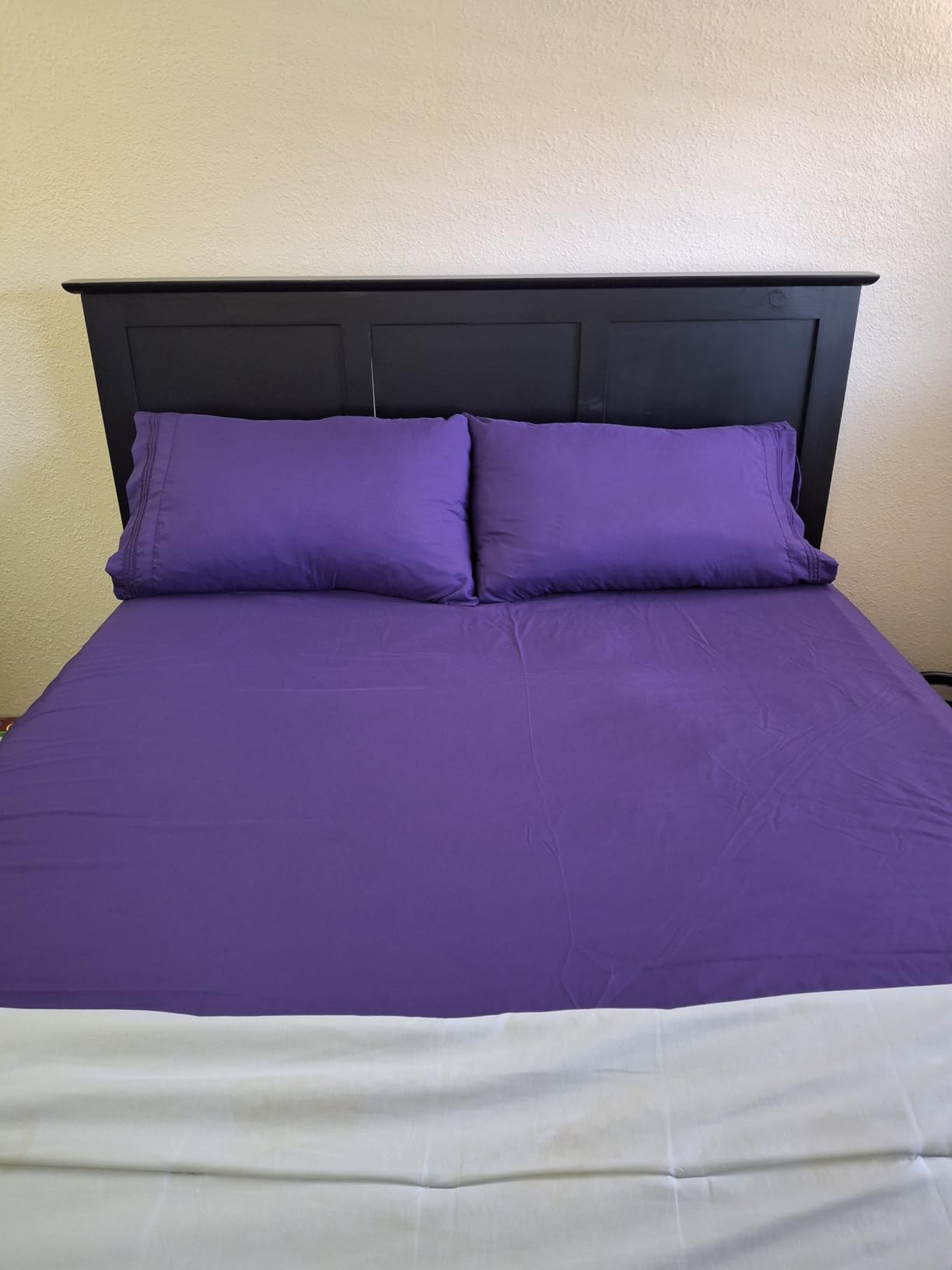 DREAMCARE Queen Sheet Set - Queen - Extra Deep - Gray customer photo 2