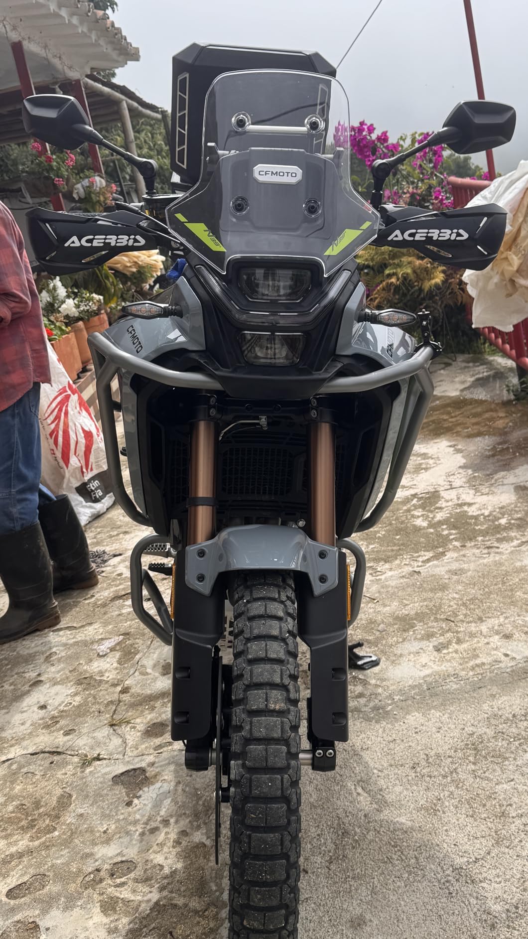 Acerbis X-Factory Hand Guard Orange/White customer photo 2