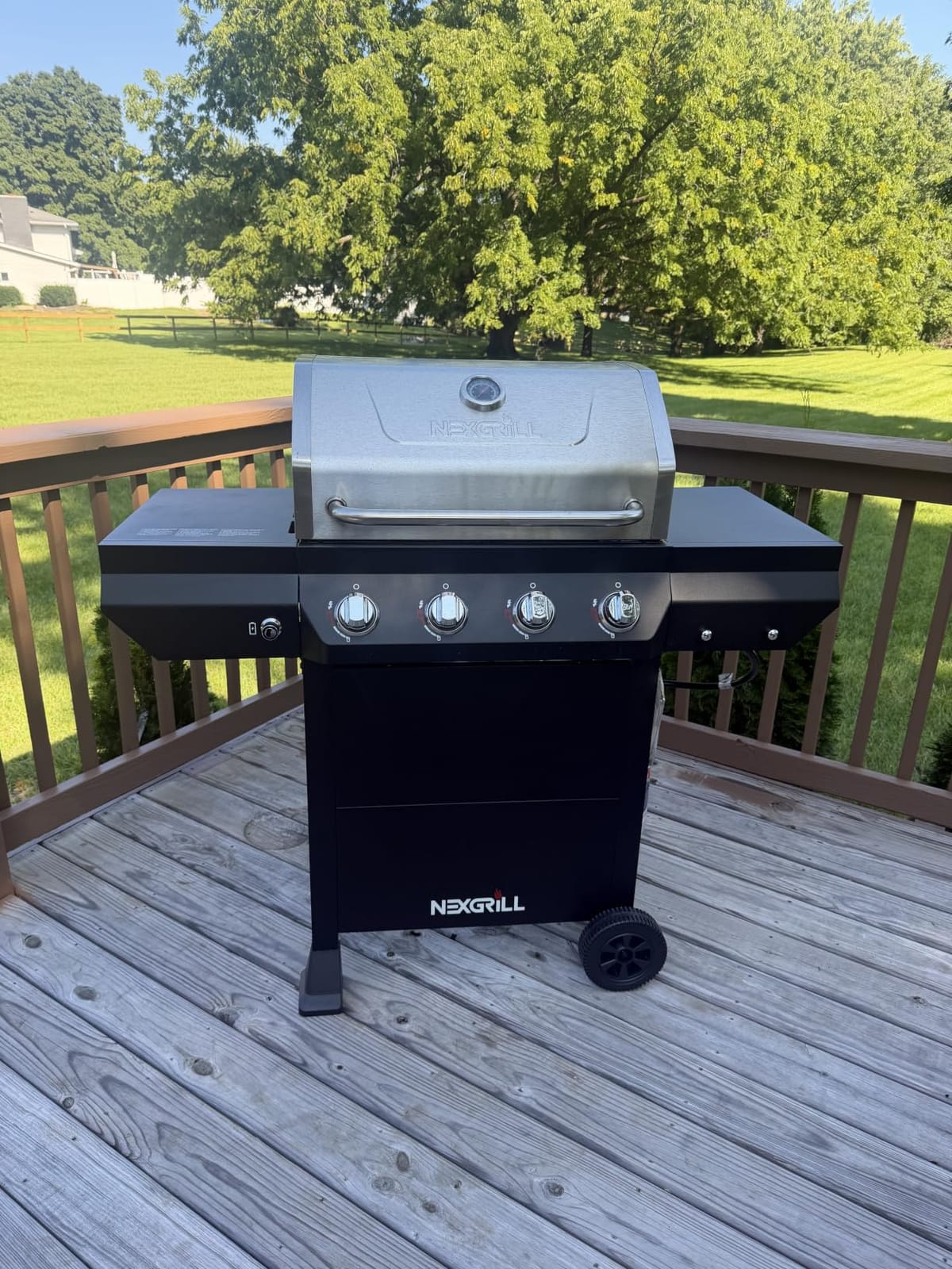 NettyPro Grill Cover for Outdoor Grill 60 inch Waterproof Heavy Duty Gas BBQ Cover for Outside Weber, Char-Broil, Brinkmann, Jenn Air, Nexgrill 3-4 Burners Barbecue, Brown customer photo 1