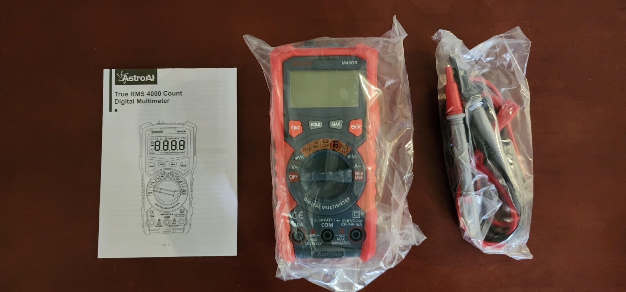 AstroAI Digital Multimeter, TRMS 4000 Counts, Auto-Ranging, Battery Test | 1.5V/9V/12V Battery Testing, Auto & Home Diagnostics, NCV Detection, Capacitance Measurement, CAT III 600V customer photo 2
