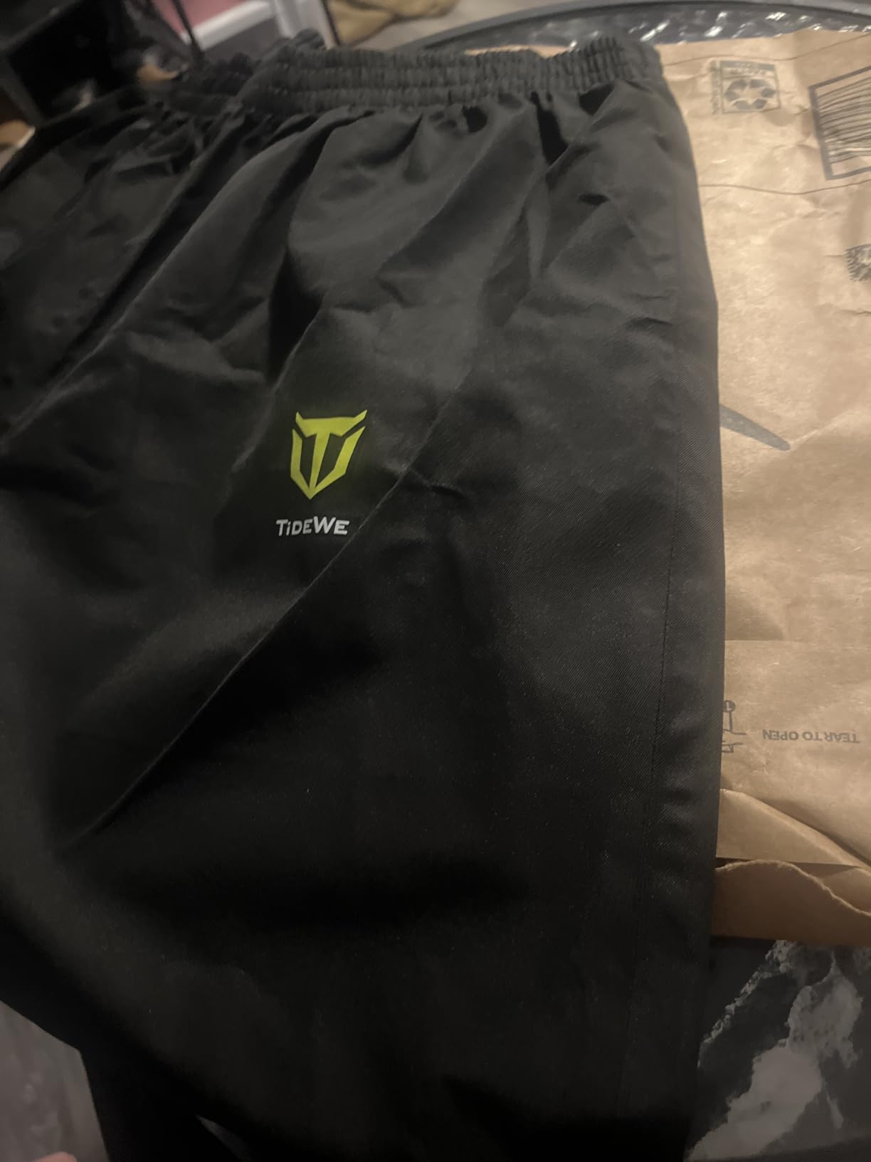 TIDEWE Rain Suit for Men, Waterproof Lightweight 2-Piece Rain Gear customer photo 2