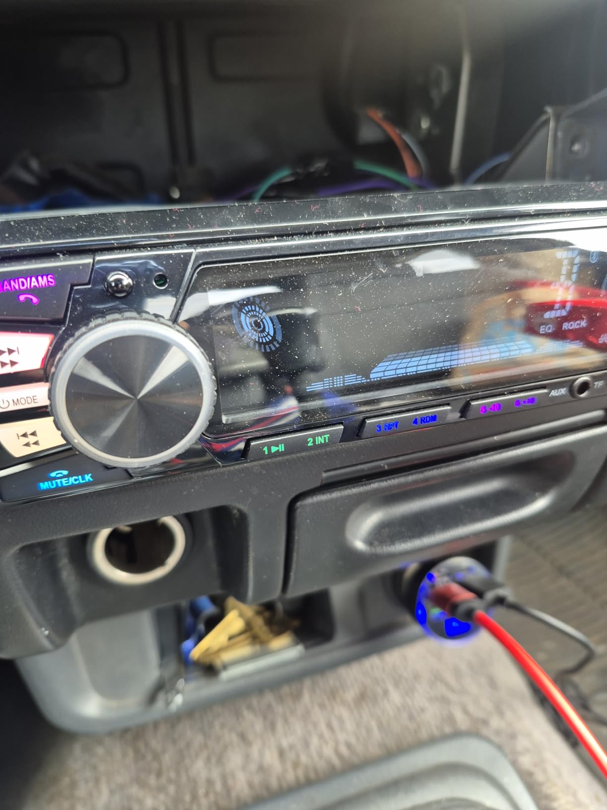 REAKOSOUND Car Radio Bluetooth Single DIN Stereo - FM, USB, AUX, APP, No CD customer photo 1