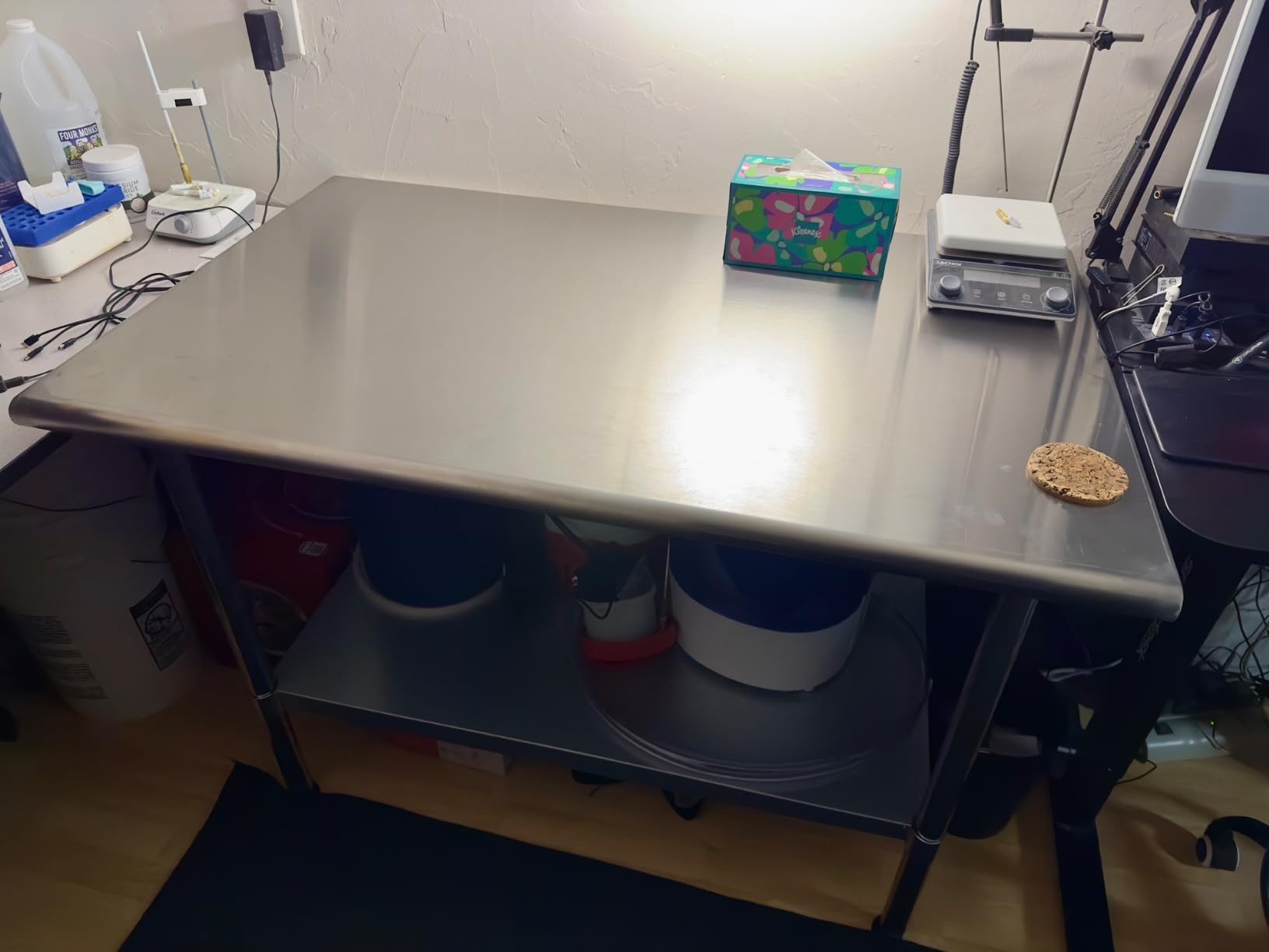 Profeeshaw Stainless Steel Prep Table 24''x60'' NSF Commercial Workbench customer photo 1