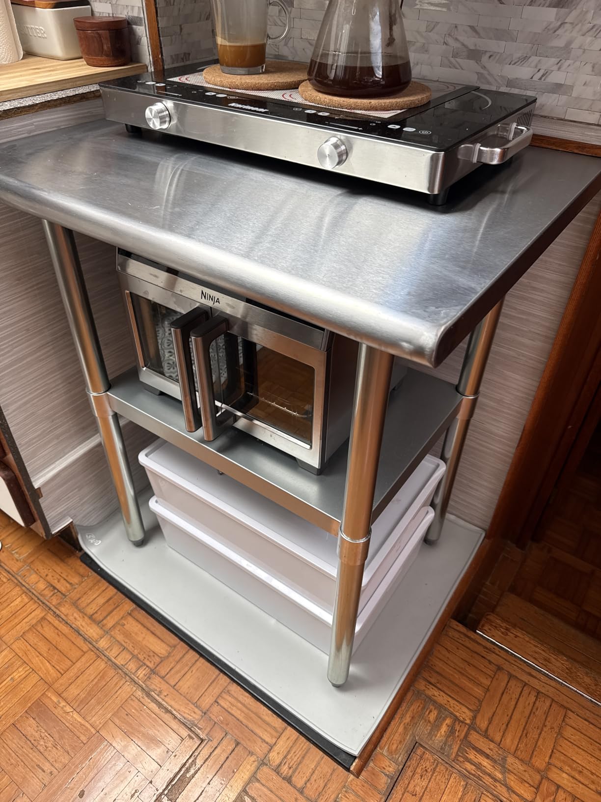Profeeshaw Stainless Steel Prep Table 24''x60'' NSF Commercial Workbench customer photo 2