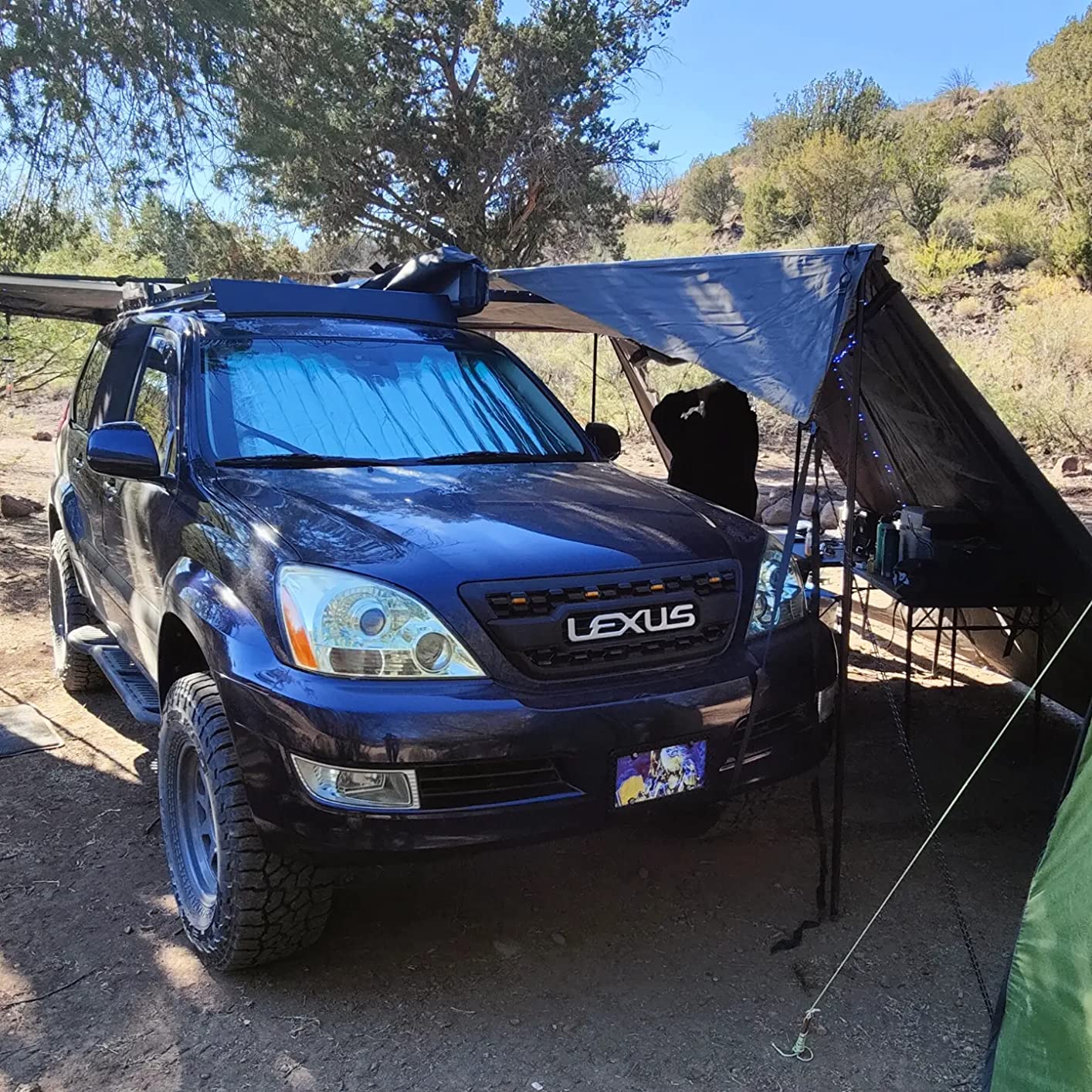 OVS 18109909 Nomadic Awning 270 - Side Wall 2 - Dark Gray with Storage Bag - Driver customer photo 1